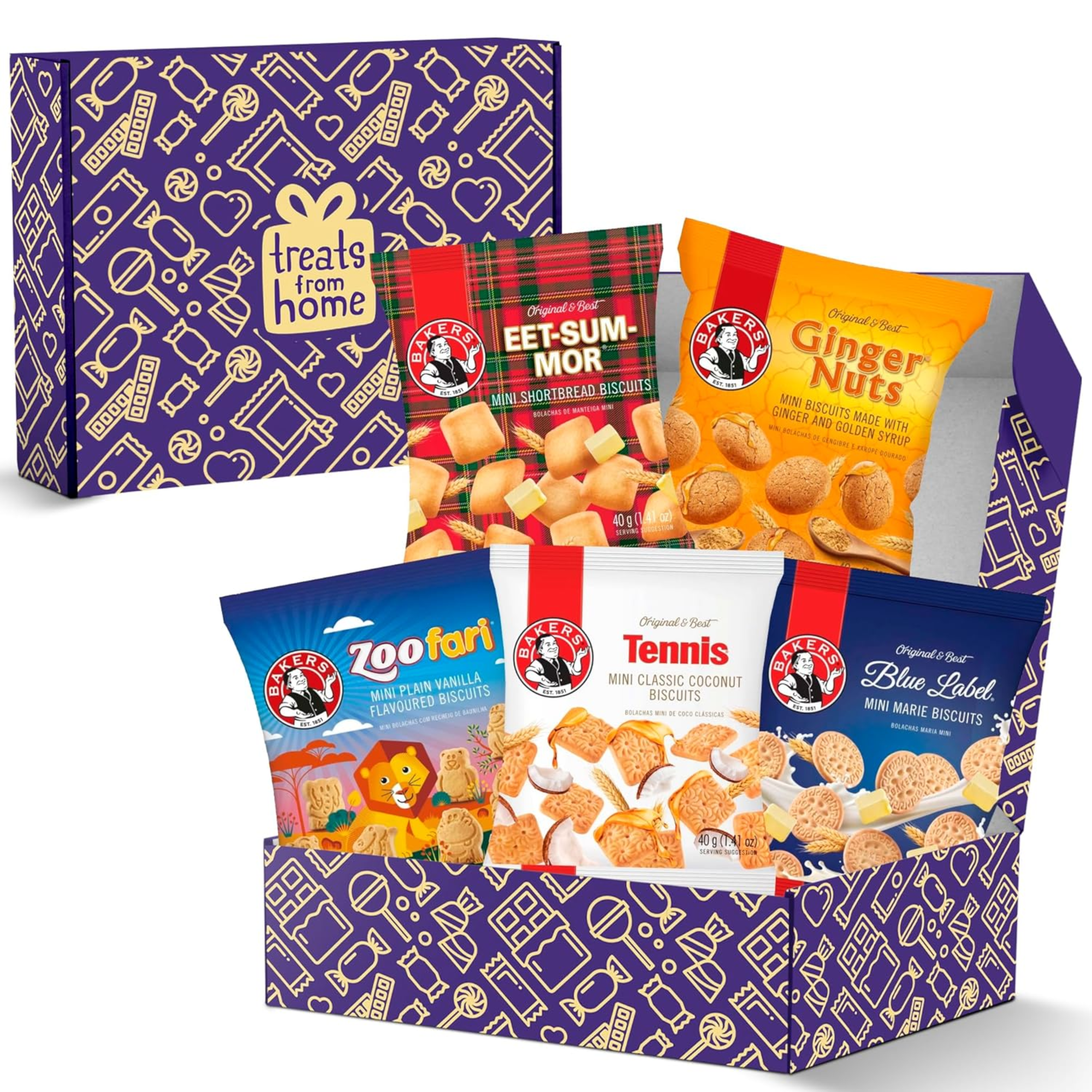 Bakers Biscuit Gift Box - 5-Pack South African Sampler