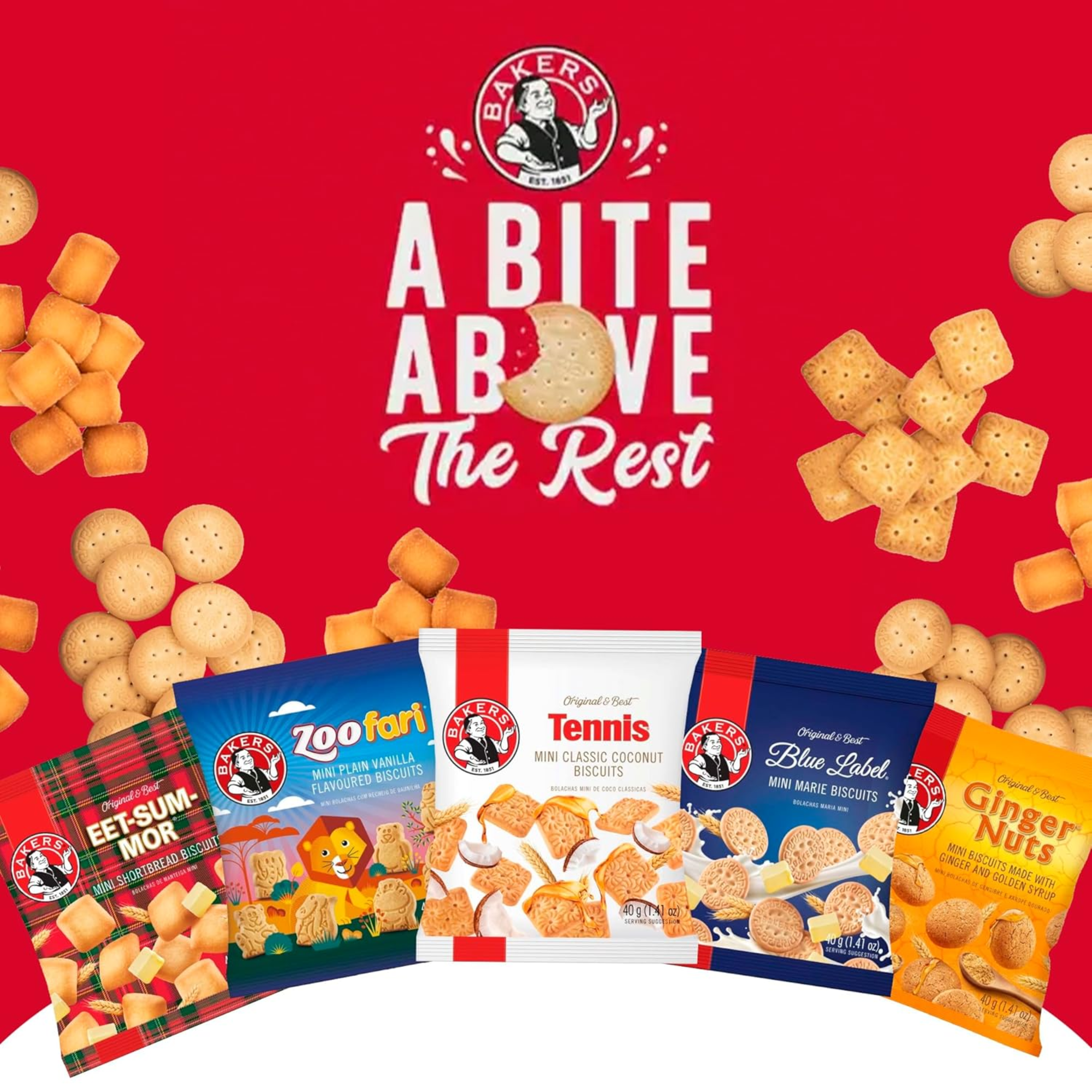 Bakers Biscuit Gift Box - 5-Pack South African Sampler