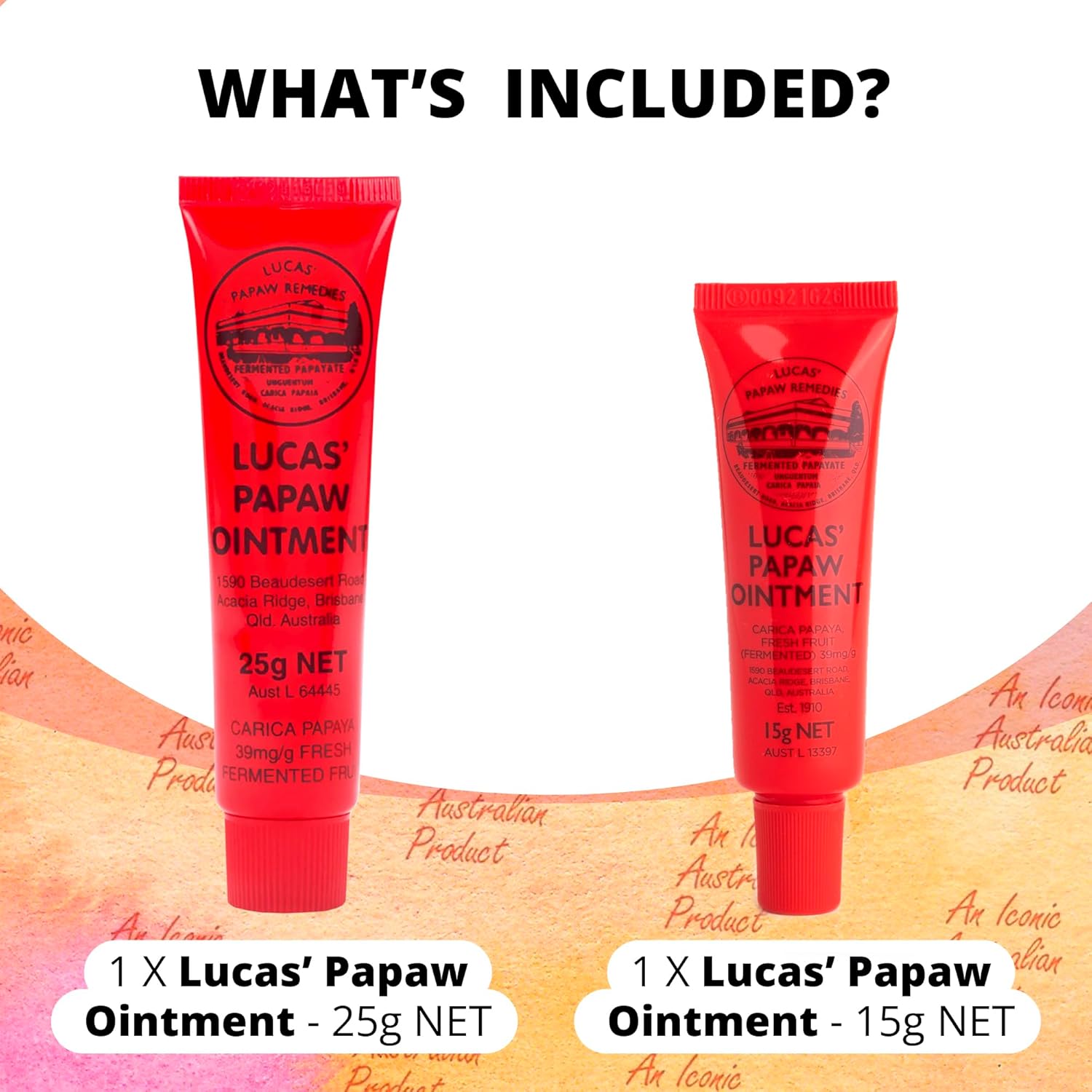 Lucas' Papaw Ointment – 2 Pack (15g & 25g)