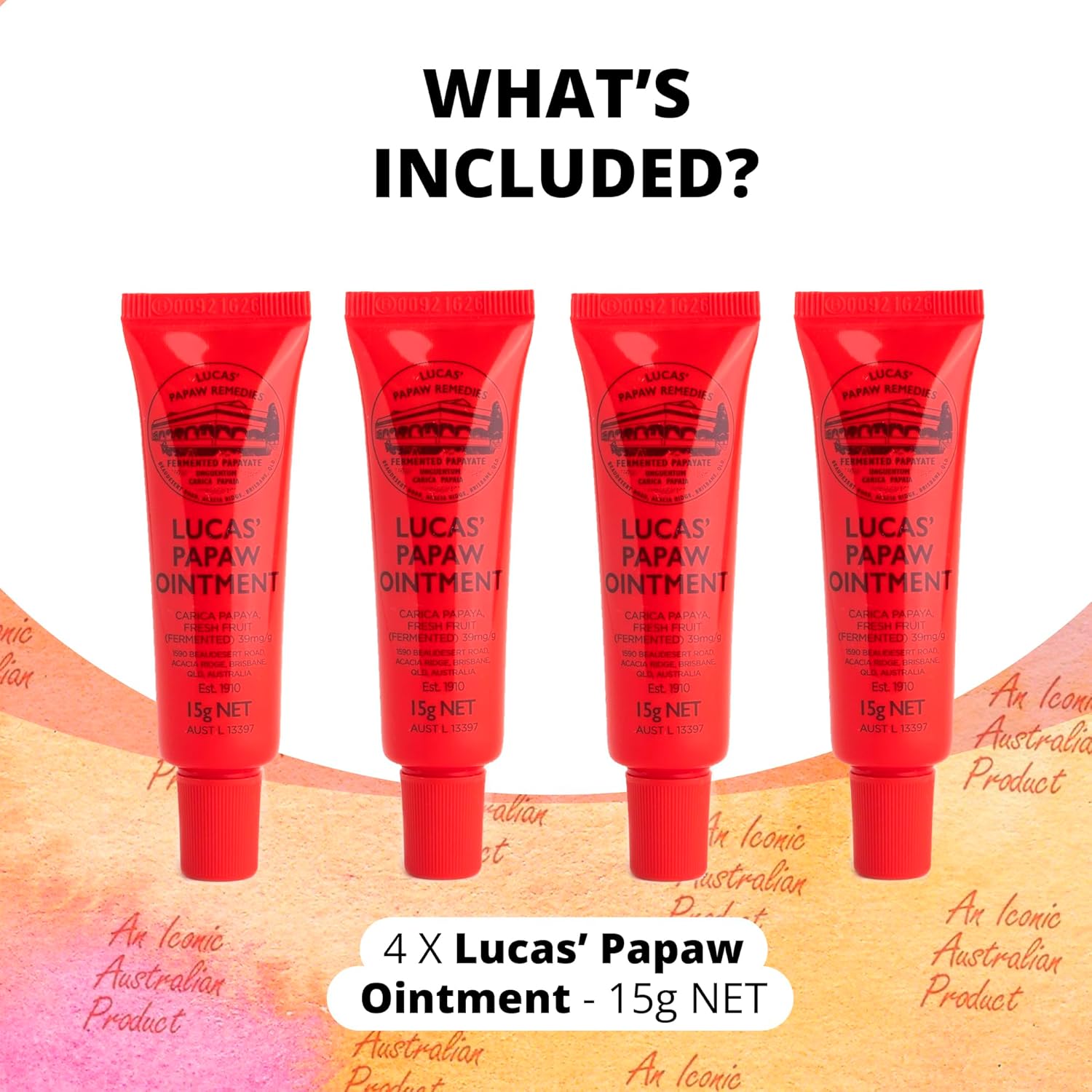 Lucas' Papaw Ointment – 4 x 15g