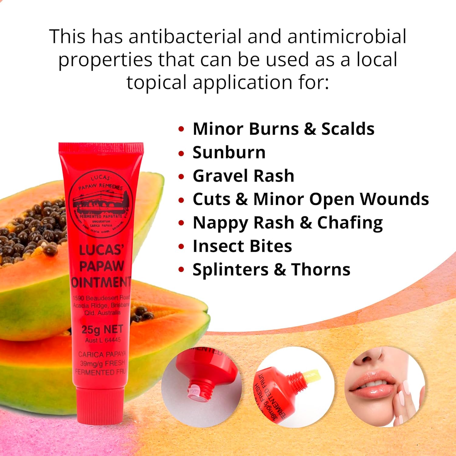 Lucas Pawpaw Ointment 25g (4 Pack)