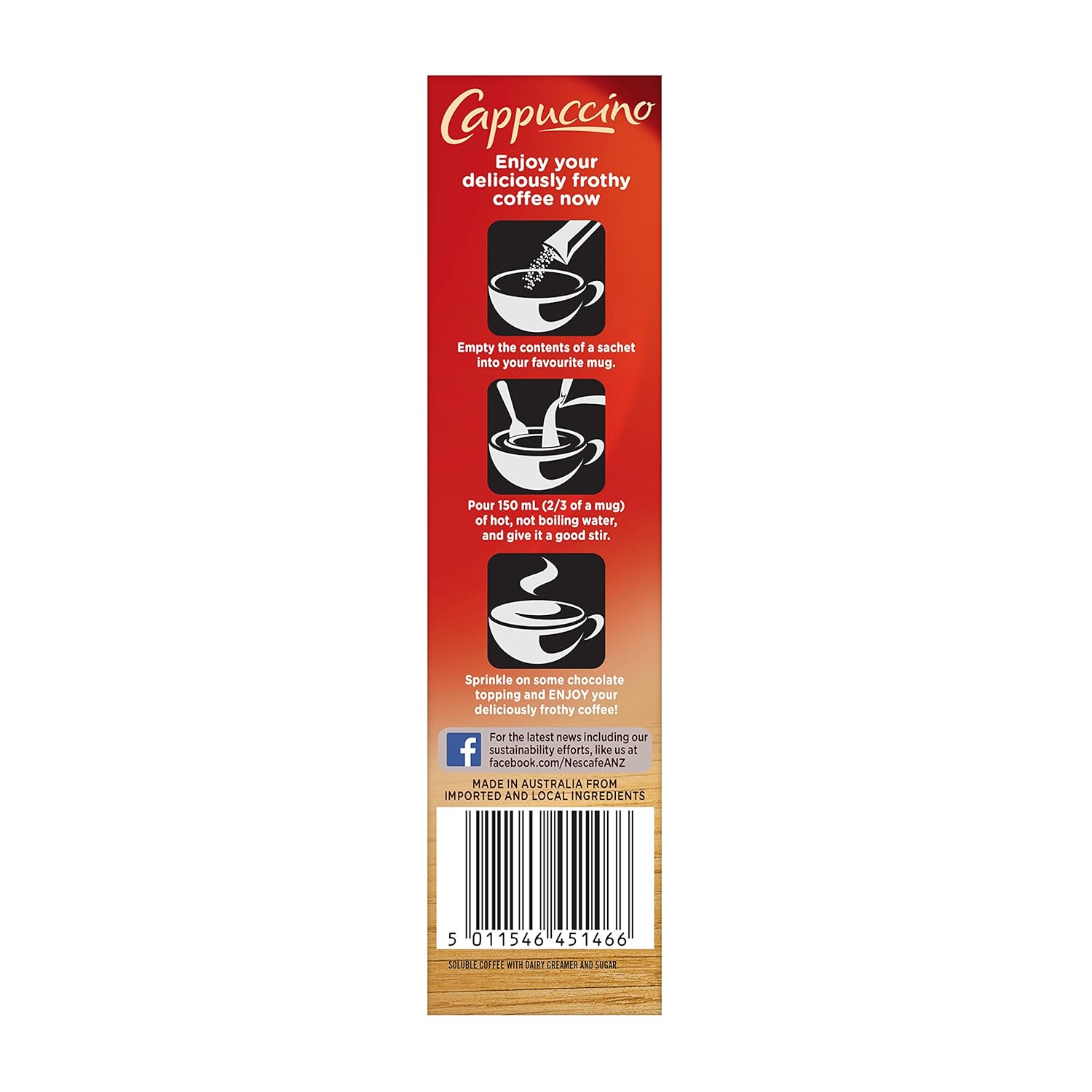 Nescafé Cappuccino – 10 Sachets
