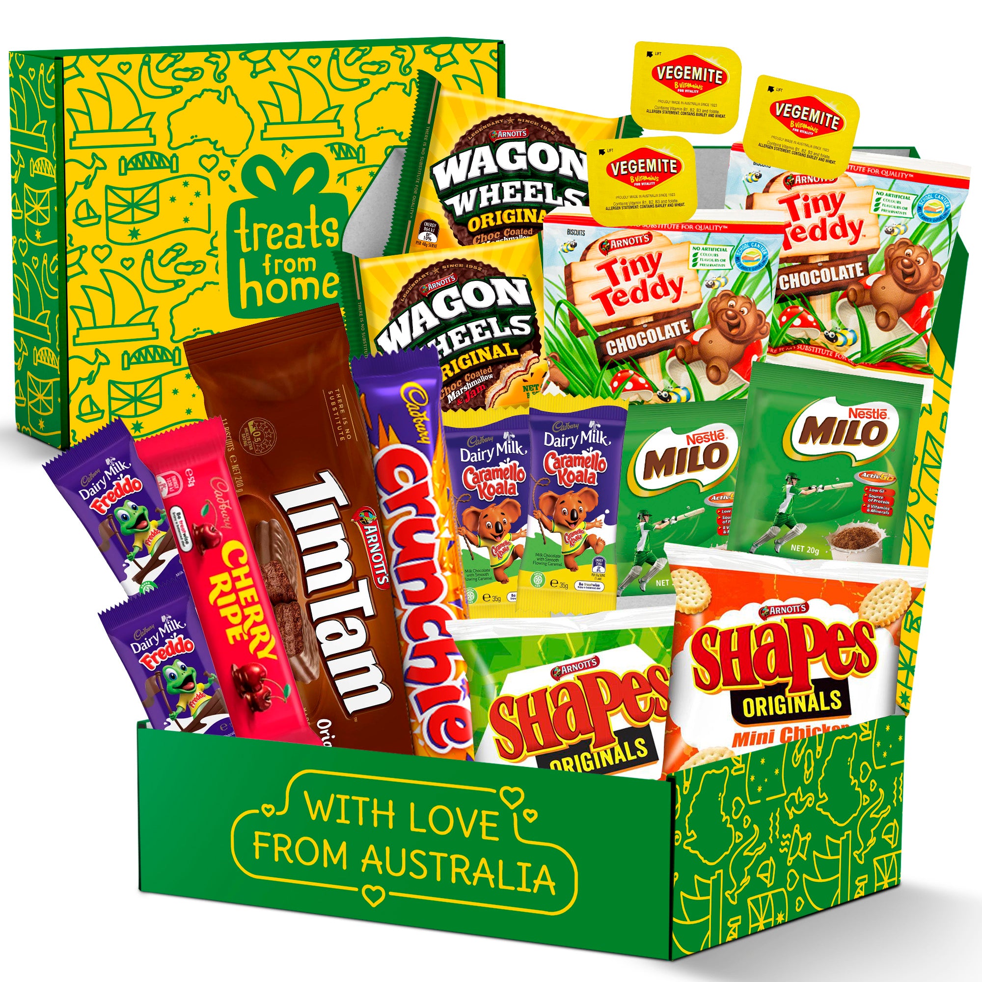 Australian Snack Box – 18 Piece (Medium)
