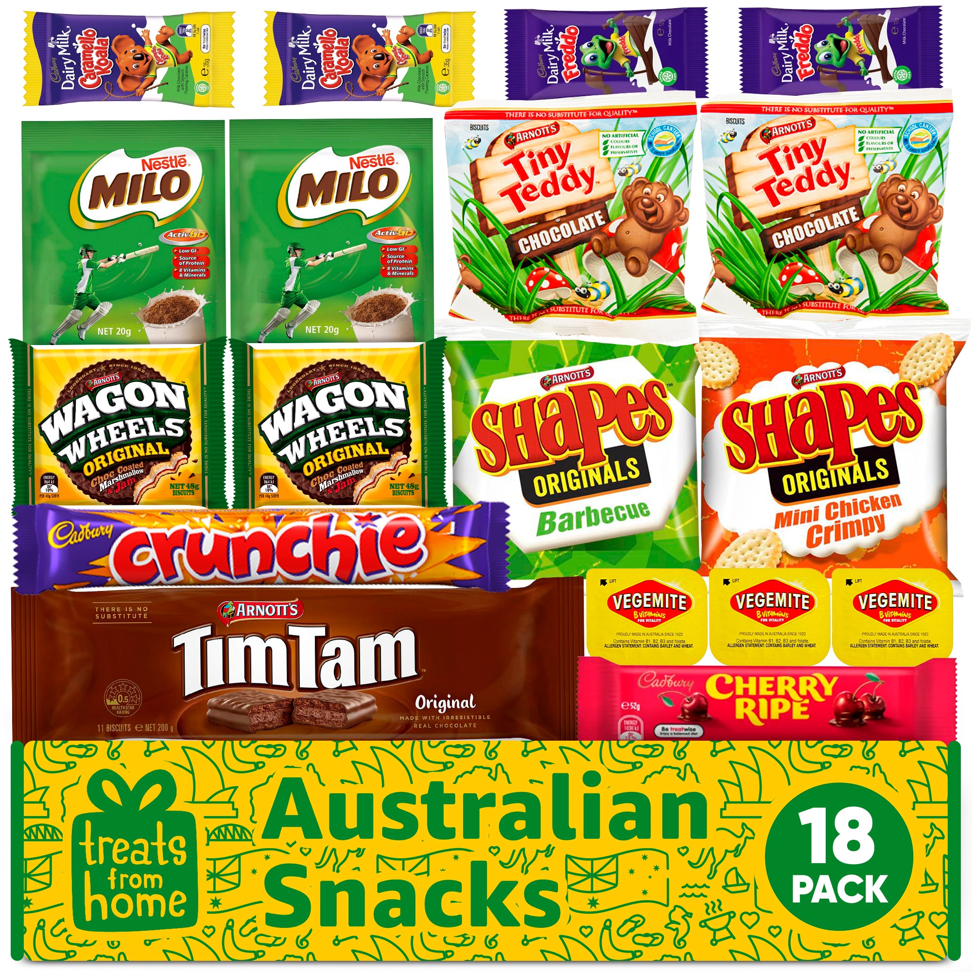 Australian Snack Box – 18 Piece (Medium)