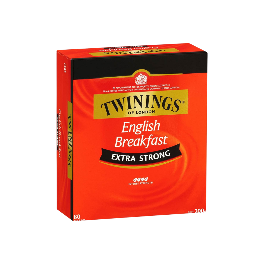 Twinings Extra Strong English Breakfast – 80 Bags