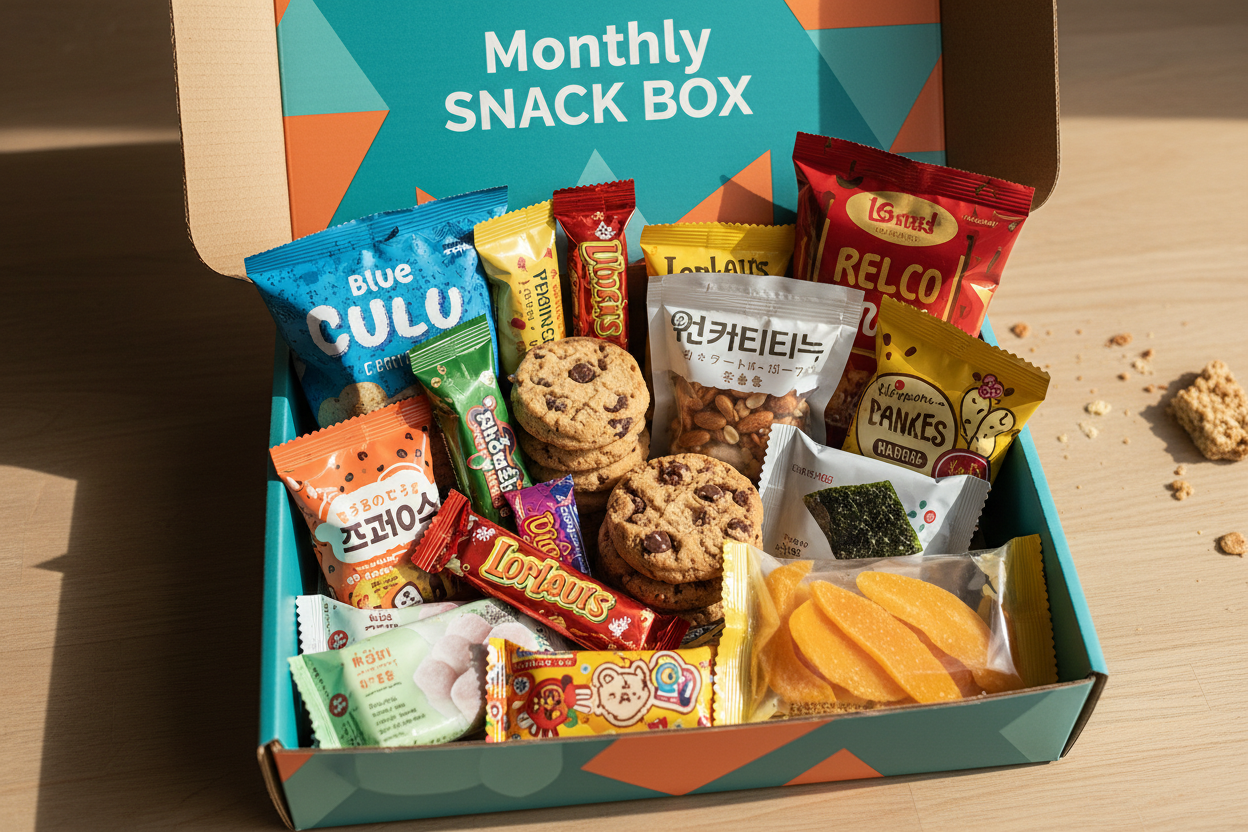 Monthly Snack Box Delivery: Explore Global Treats at Home