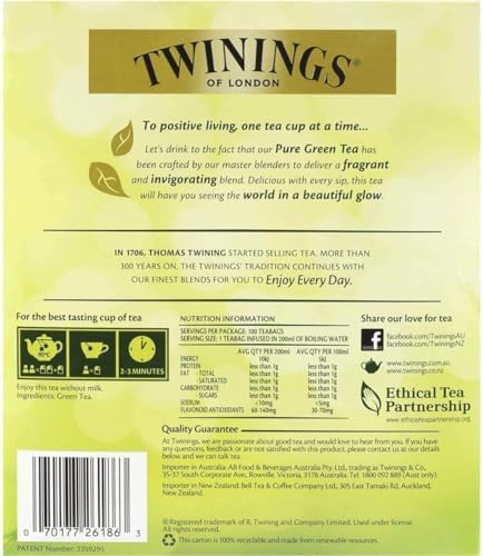 Twinings Green Tea – 100 Bags