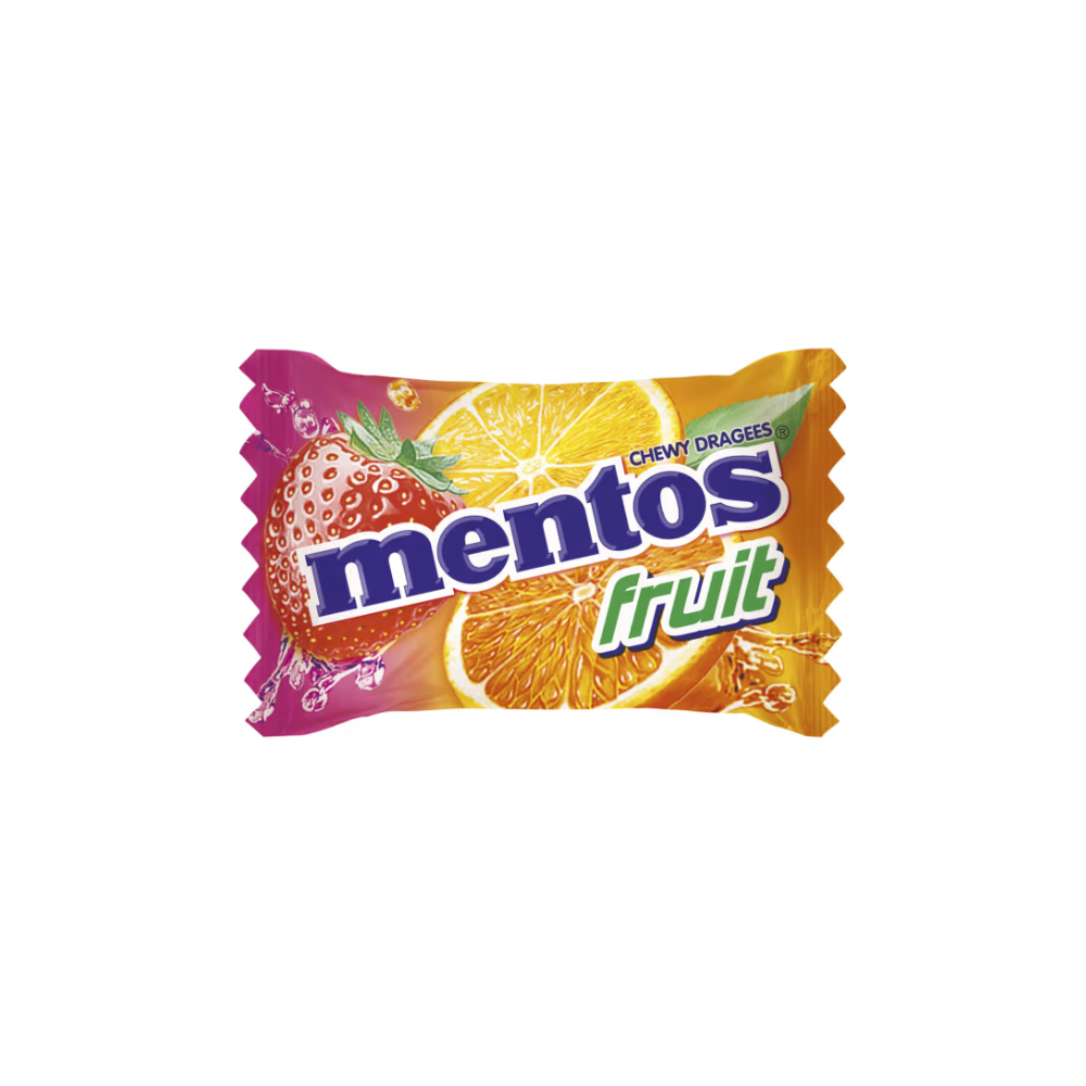 Mentos Fruit 150 Single Serve Pillow Packs