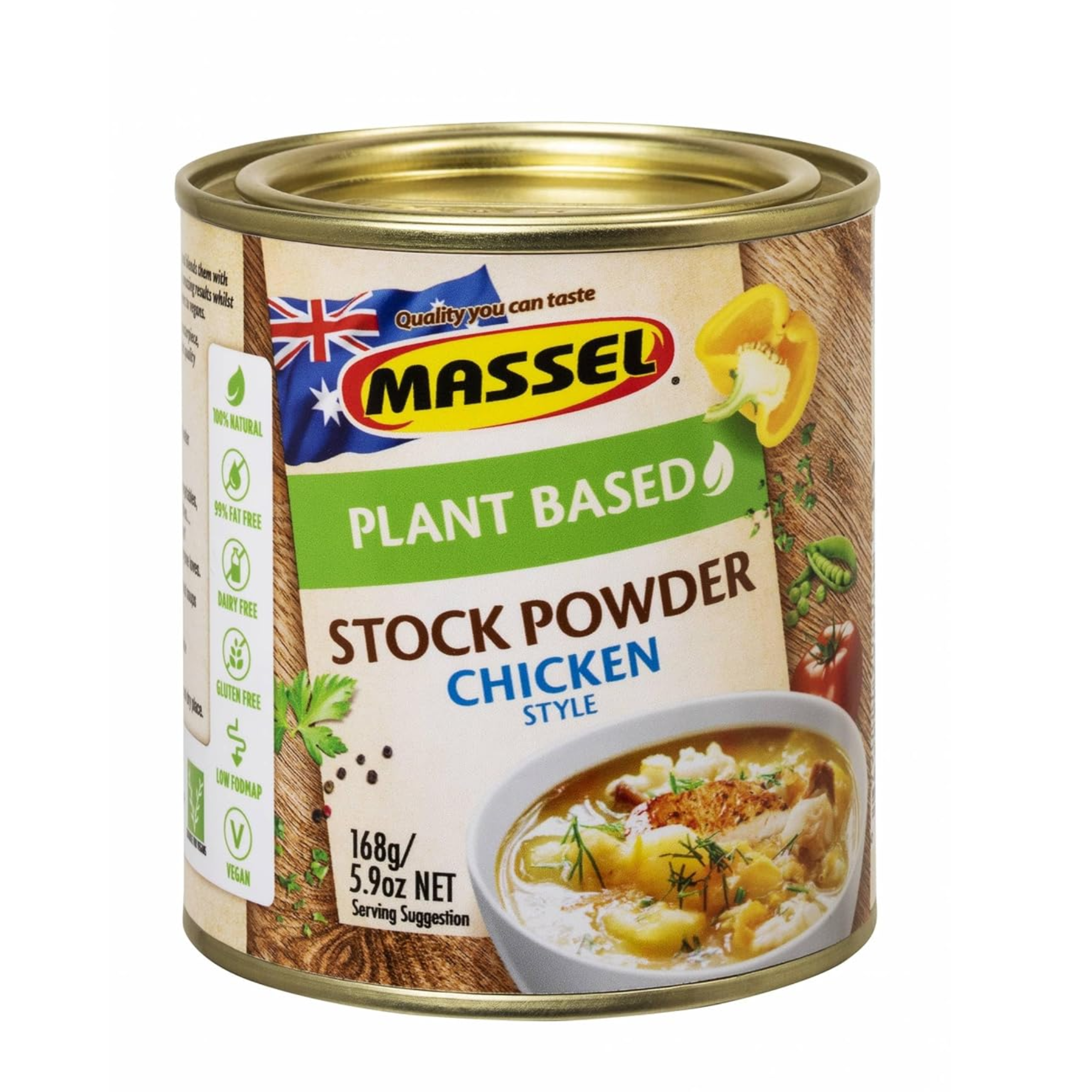 Massel Plant-Based Chicken Style Stock Powder - Vegan & Gluten-Free