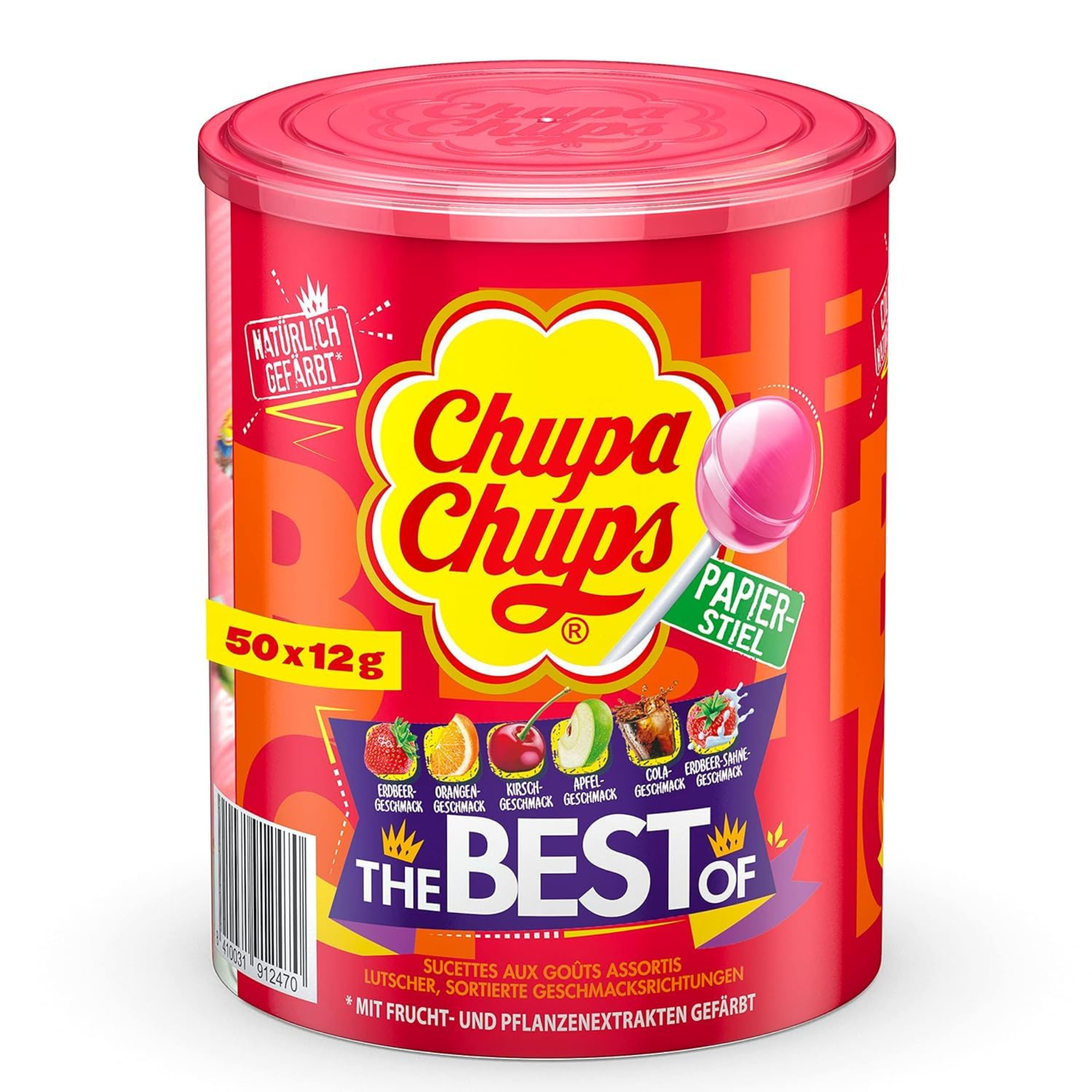 Chupa Chups Best of Lollipops Tin – 50 Pack