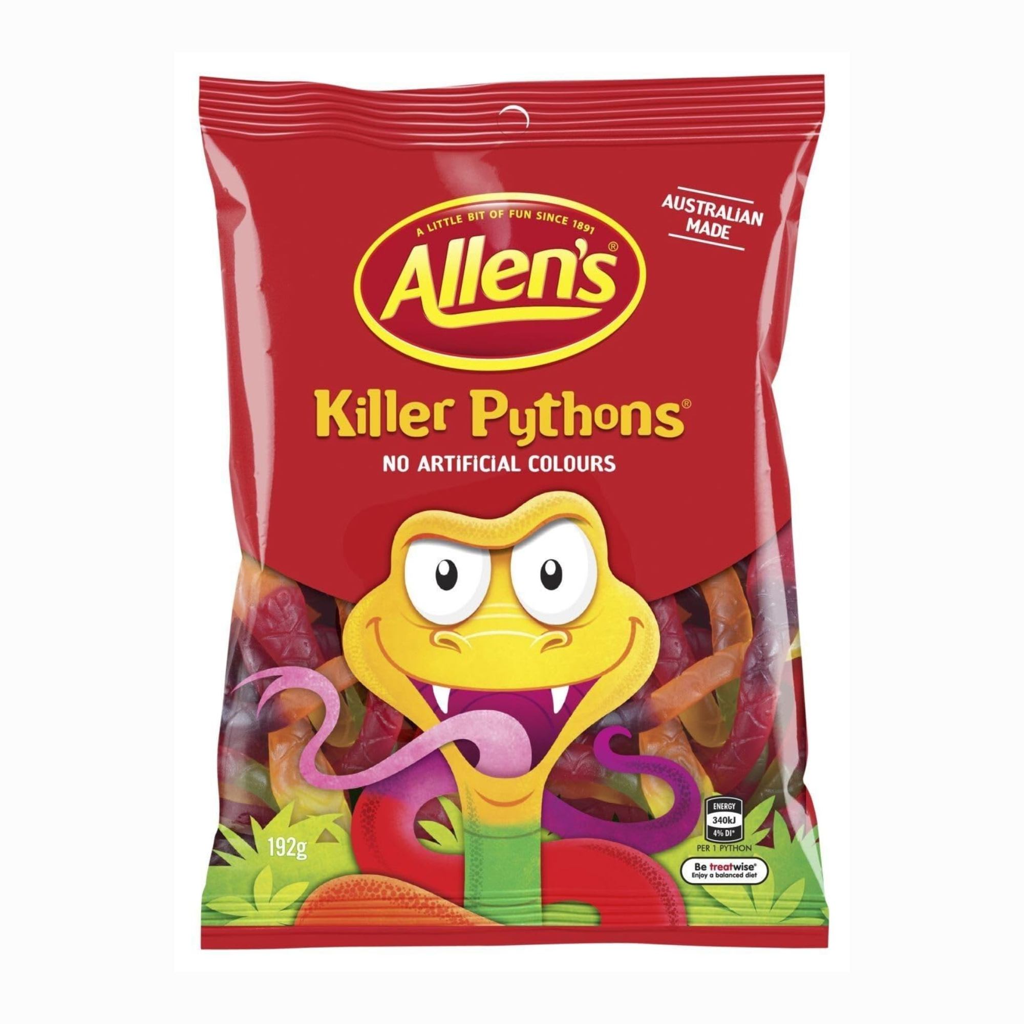 Allen's Killer Pythons - Gummy Candy (192g Bag)