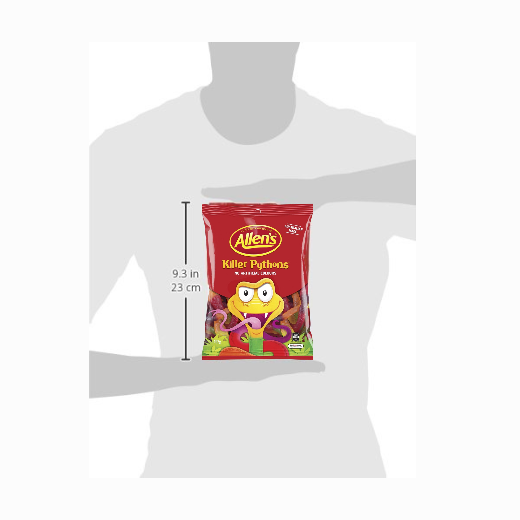 Allen's Killer Pythons - Gummy Candy (192g Bag)