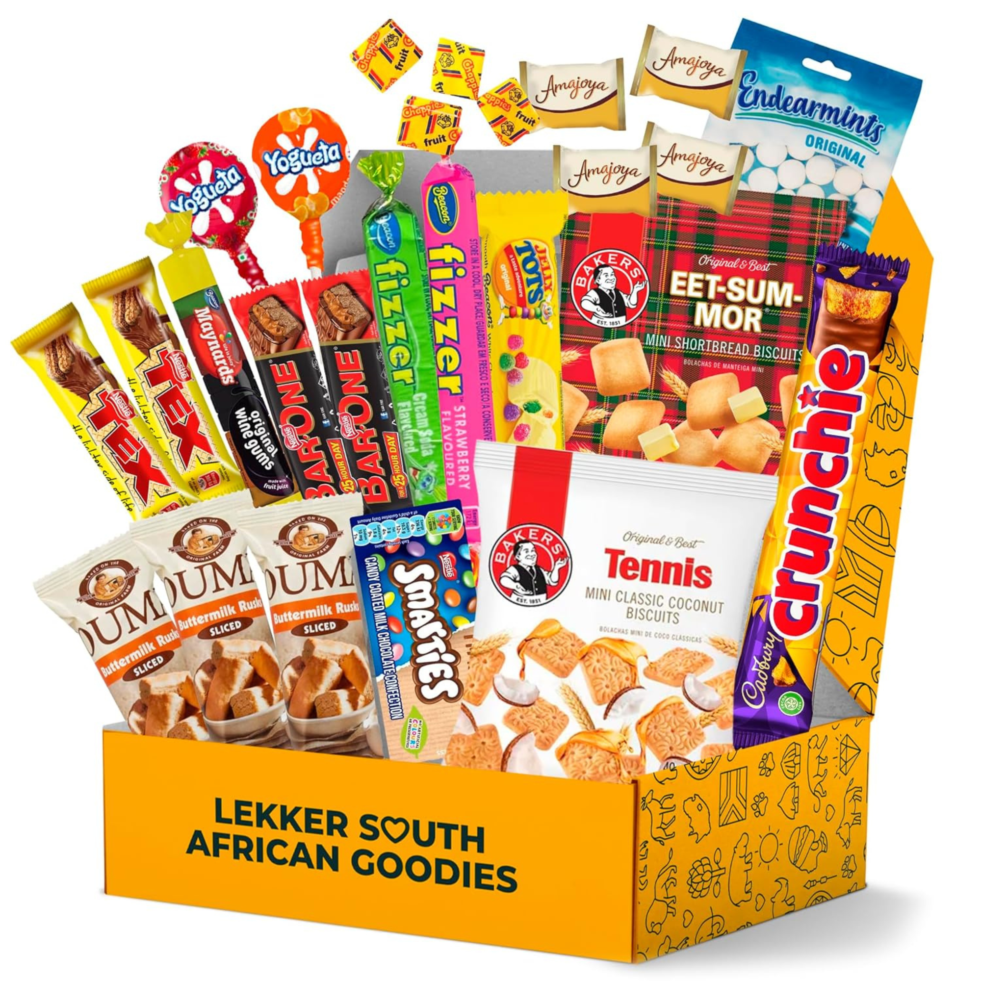 Exotic South African Snacks Box – 26 Authentic Treats
