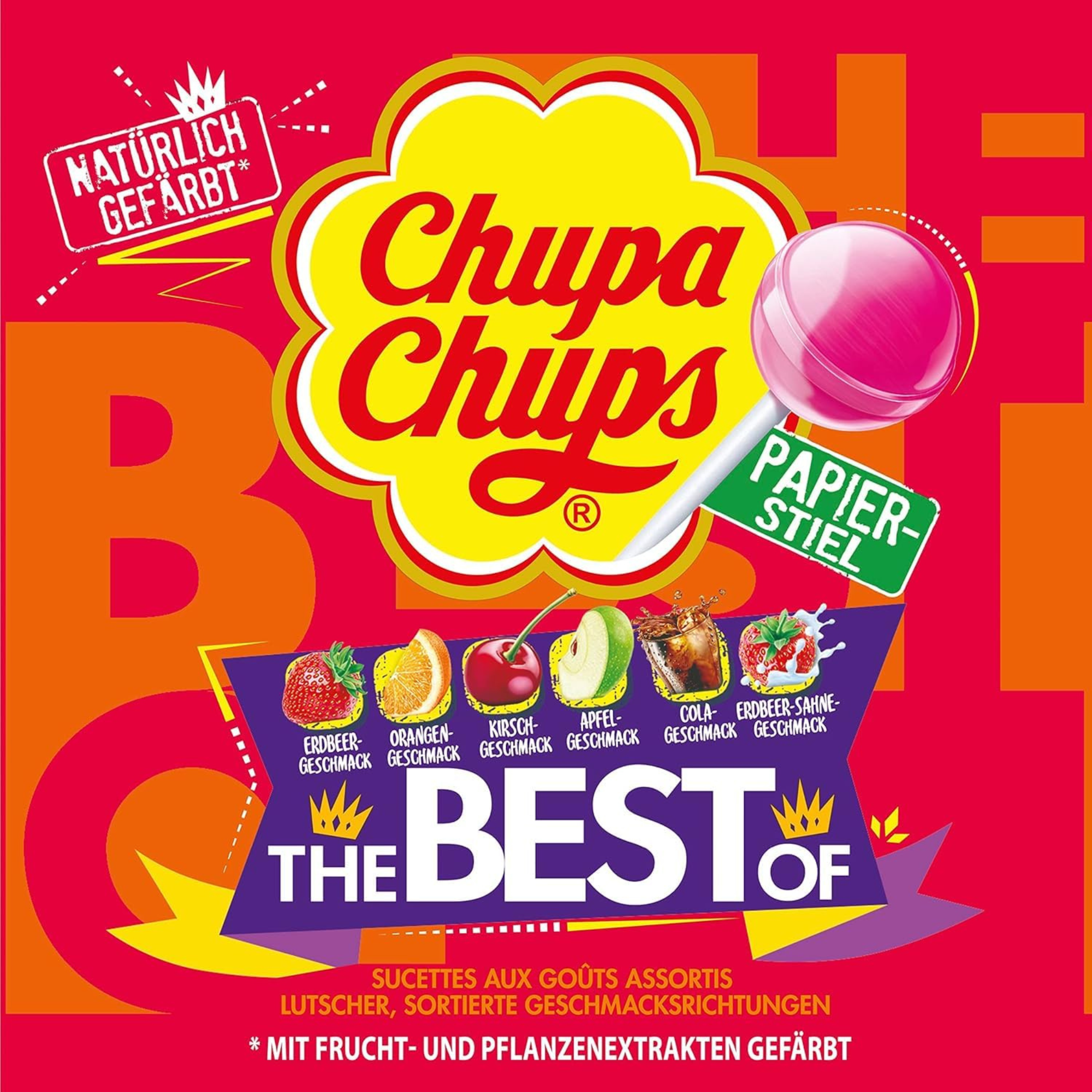 Chupa Chups Best of Lollipops Tin – 50 Pack