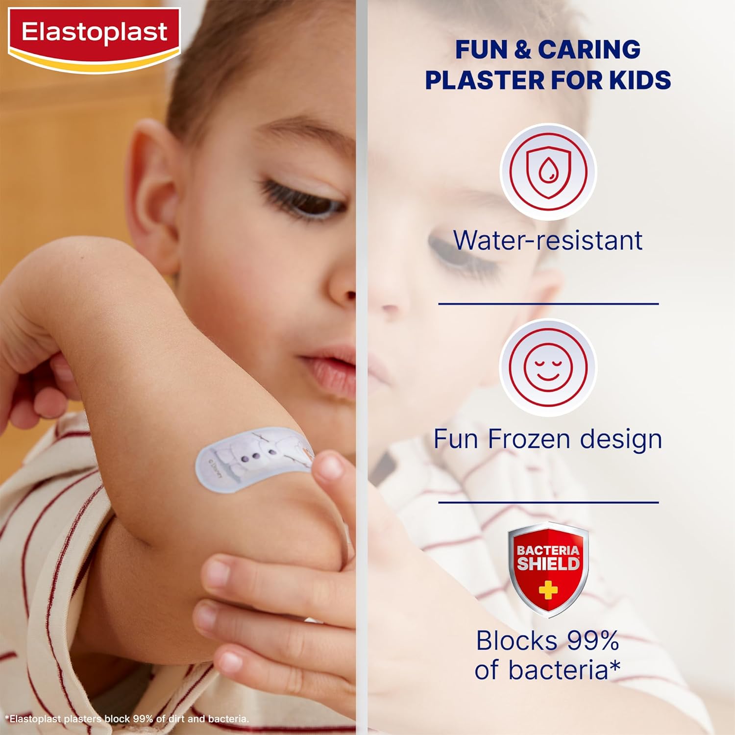 Elastoplast Disney Frozen Kids Plasters - Assorted Sizes (20 Count)