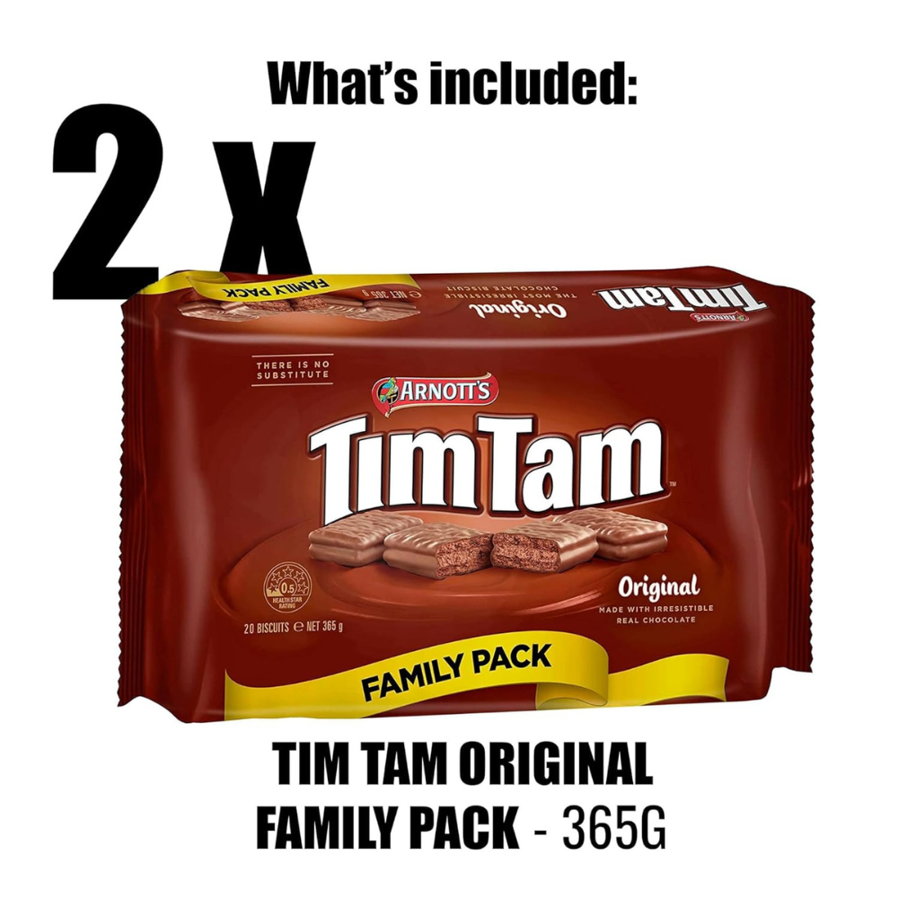 Tim Tam Original Family Pack - 2 x 200g