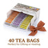Tussenberge Rooibos Tea Variety Pack – 40 Caffeine-Free Tea Bags (Honey, Blackcurrant, Vanilla, Lemon)