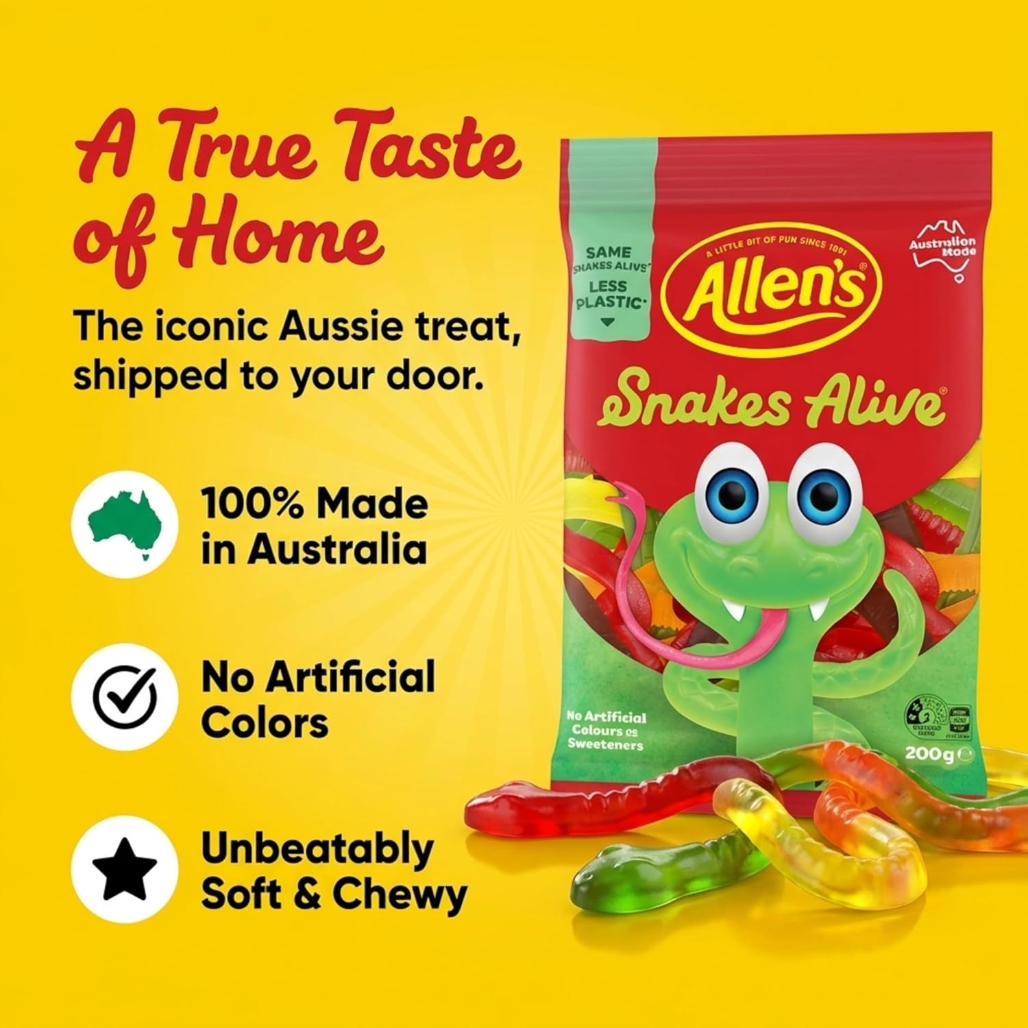Allen's Snakes Alive – 200g