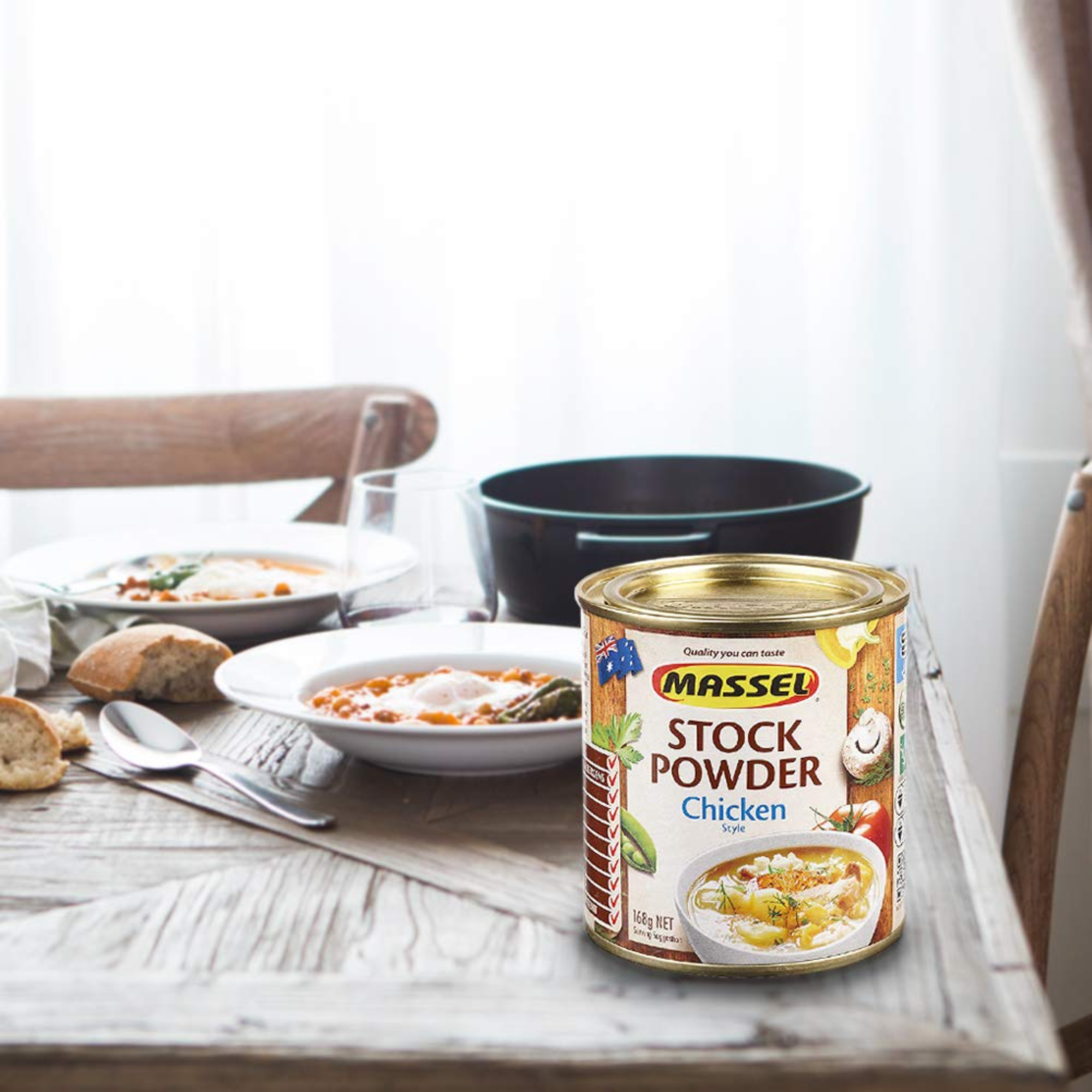 Massel Plant-Based Chicken Style Stock Powder - Vegan & Gluten-Free