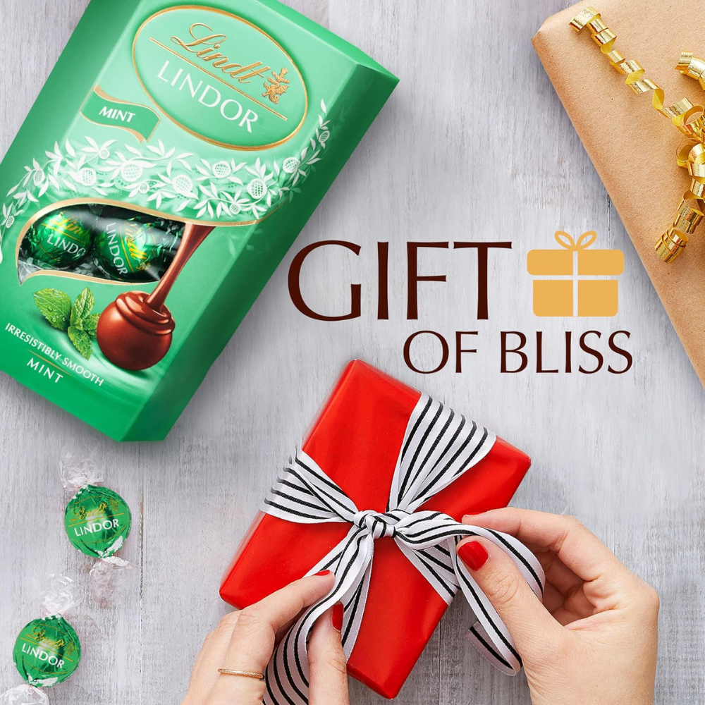 Lindt Lindor Milk Mint Chocolate Truffles Box