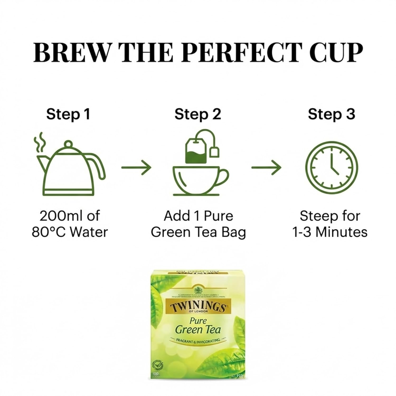 Twinings Green Tea – 100 Bags