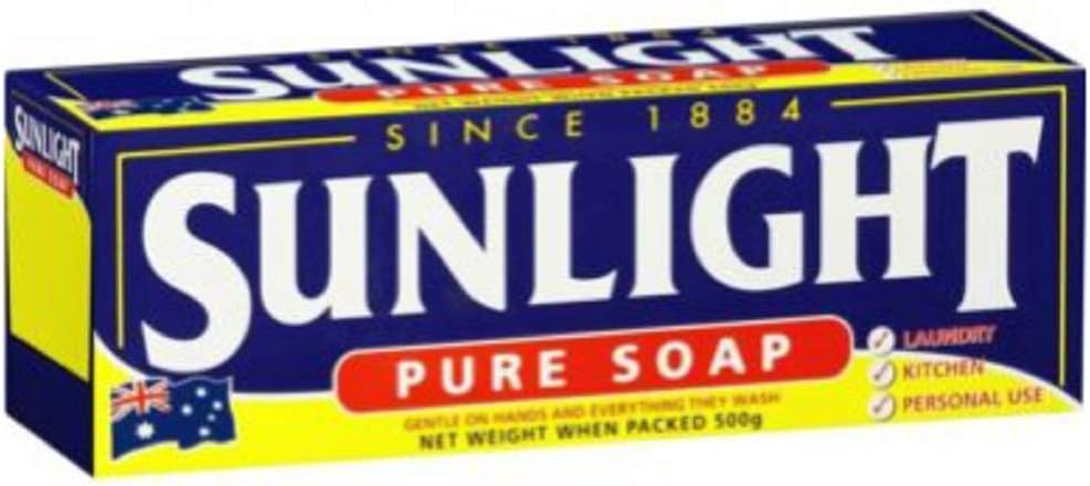 Sunlight Pure Soap, 4 Bar Pack, 500g