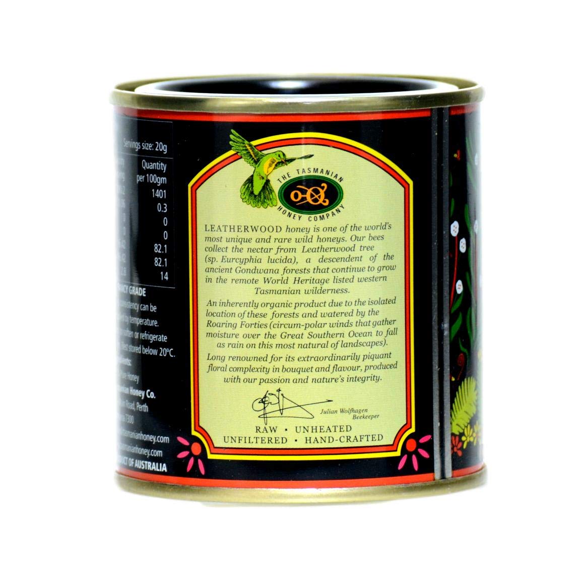 Genuine Tasmanian Leatherwood Honey Raw Unheated Unfiltered