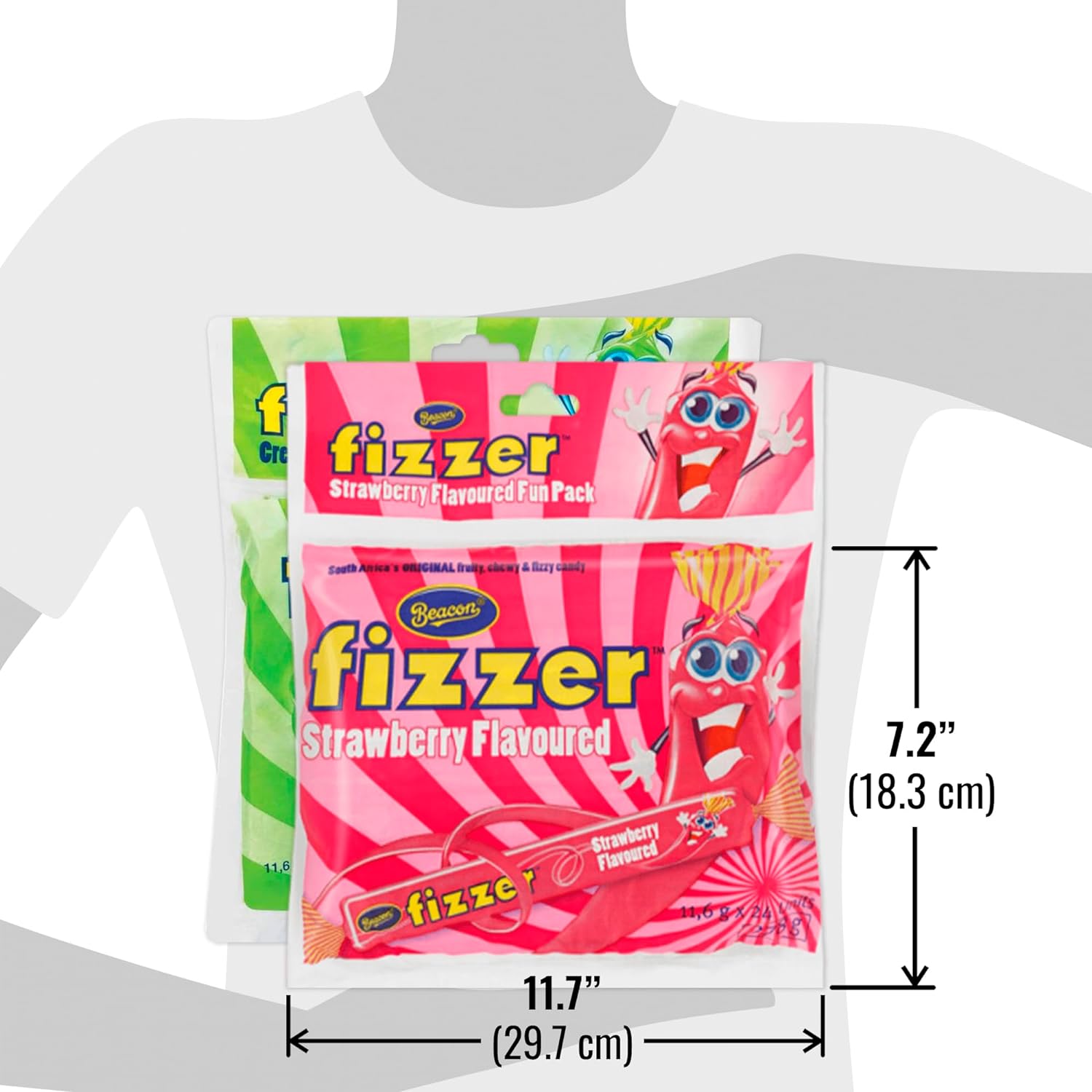 Beacon Fizzers Soda Cream & Strawberry