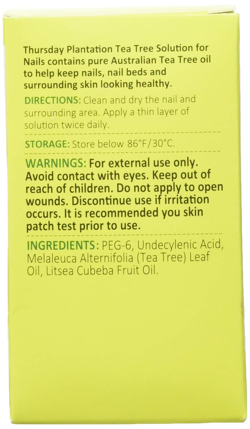 Thursday Plantation Tea Tree Antifungal Solution for Nails,10 ml