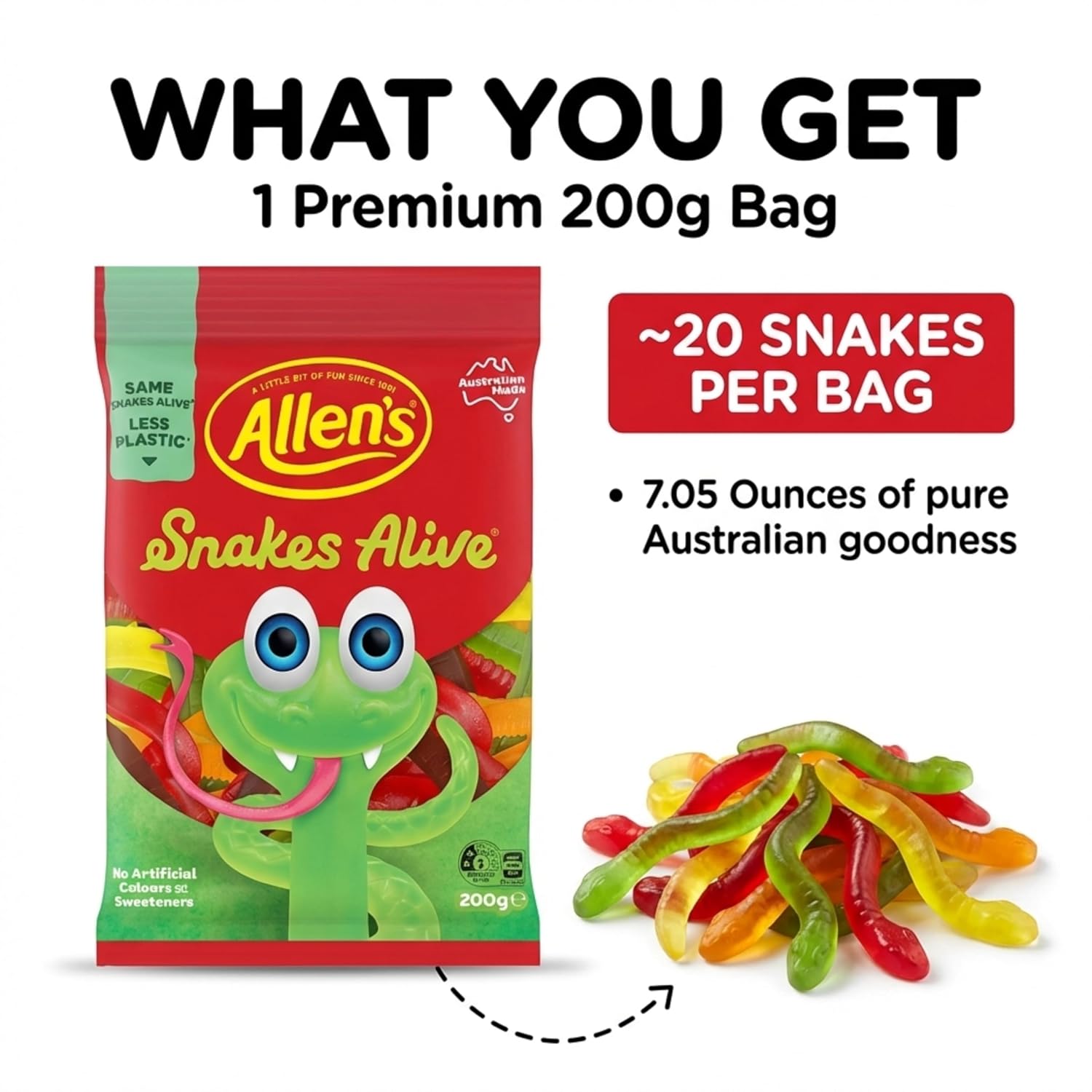 Allen's Snakes Alive – 200g