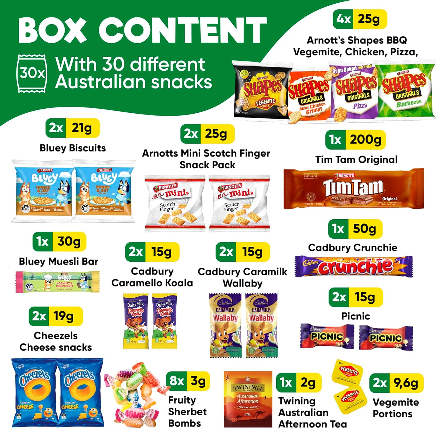 Australian Christmas & Holiday Snack Box