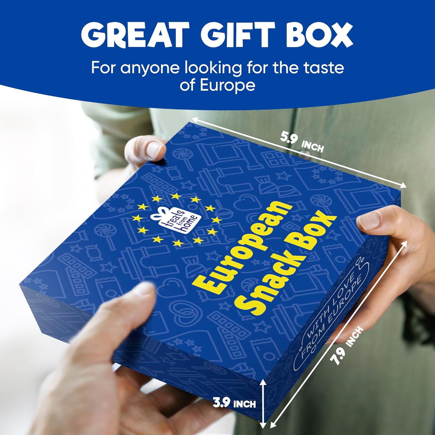 European Snack Box - 22 pcs Treats from Italy, Germany, Poland & More