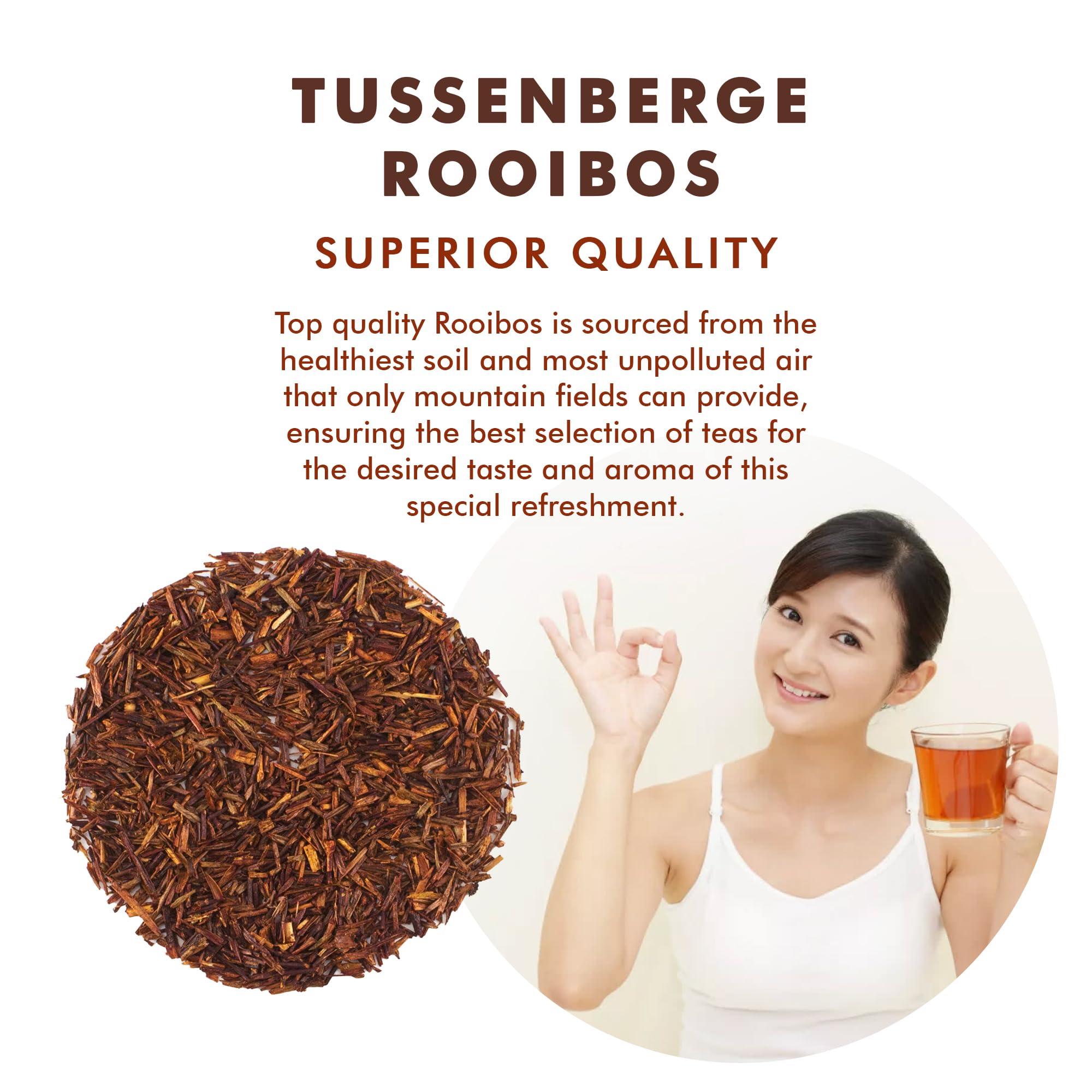 Tussenberge Pure South African Rooibos 40 Tea Bags