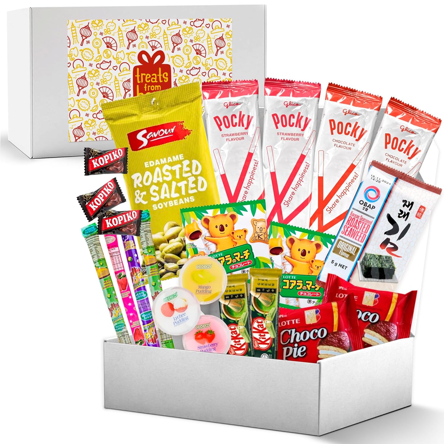 Premium Asian Snack Box - 22 Authentic Treats