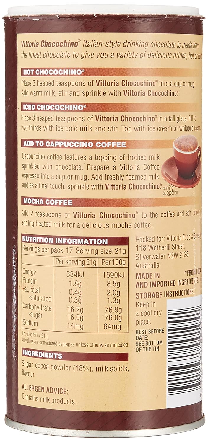 Chocochino Drinking Chocolate 375g
