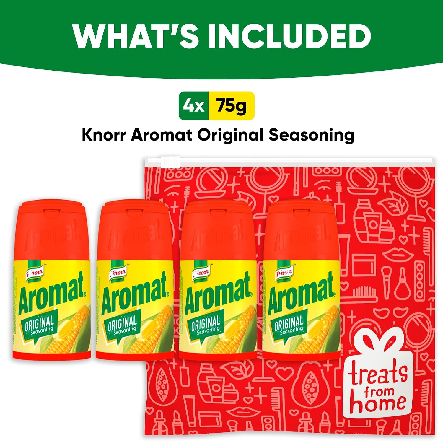 Aromat Original Seasoning 75g (2.65 oz) Pack of 4