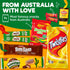 Australian Holiday Snack Box – 12 Authentic Aussie Treats Including, Vegemite, Twisties & More