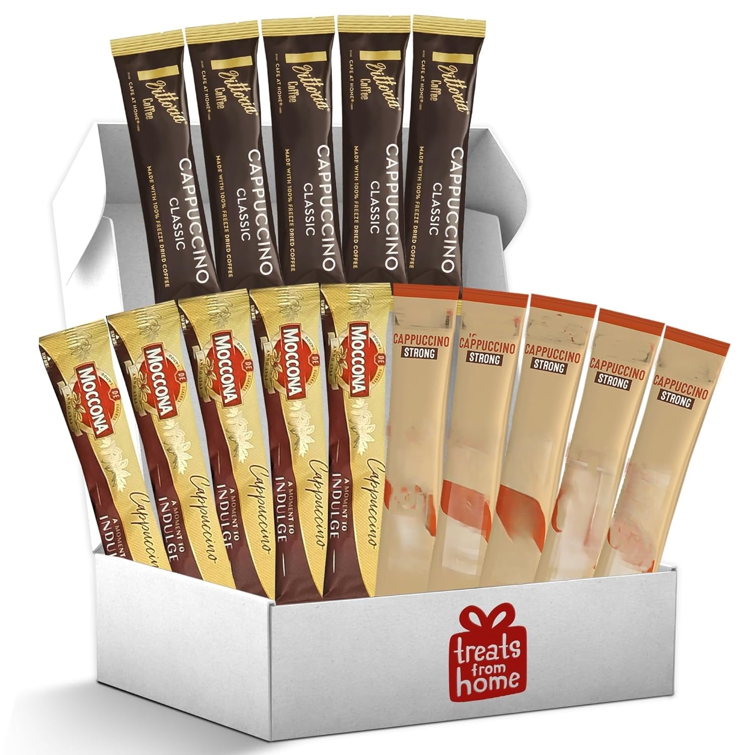 Cappuccino Coffee Box - 15 Instant Coffee Mix Sachets