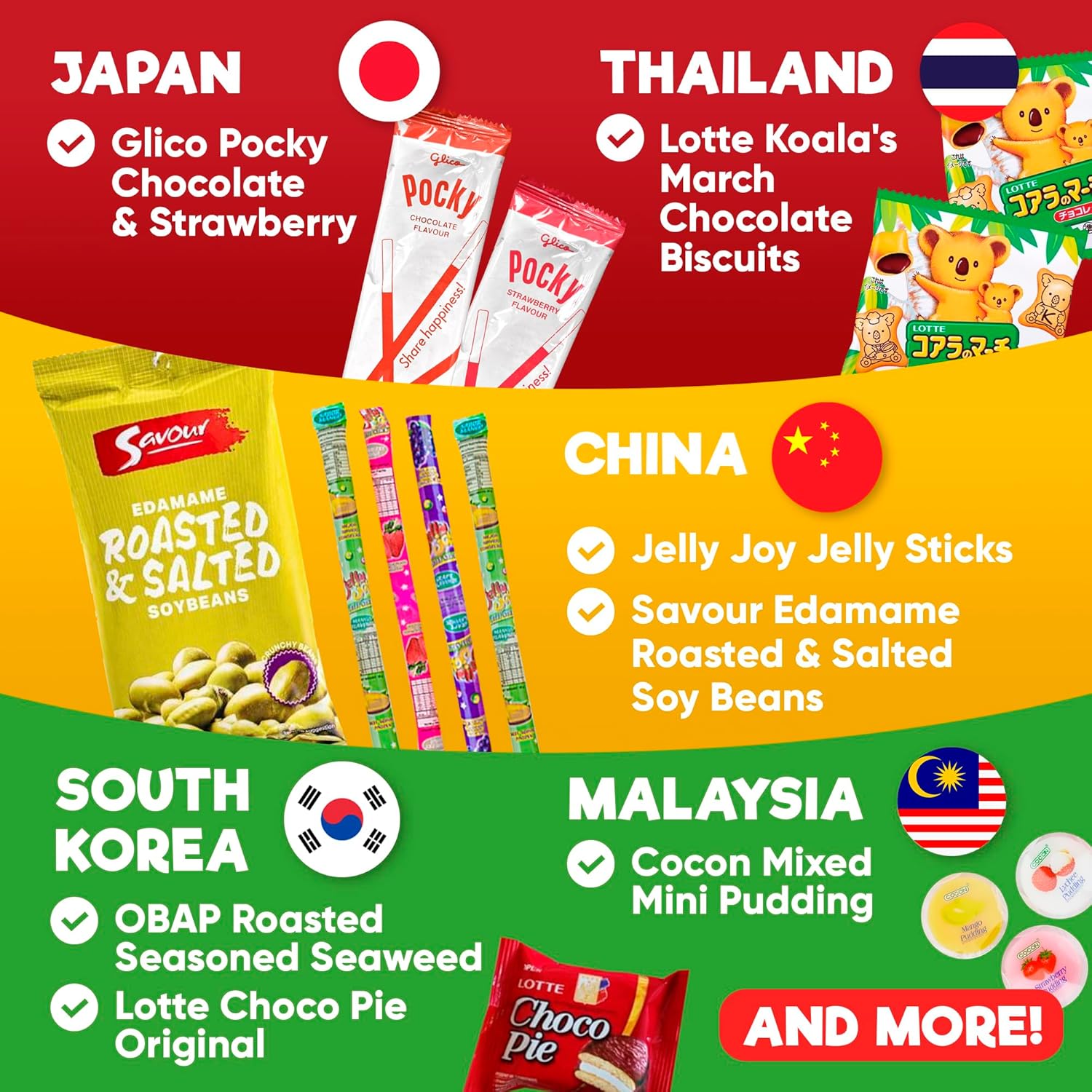 Premium Asian Snack Box - 22 Authentic Treats