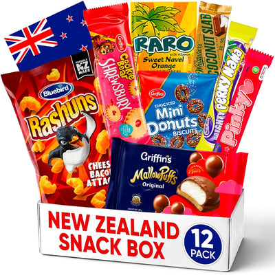 New Zealand Snack Box – Authentic New Zealand Snacks Gift Box