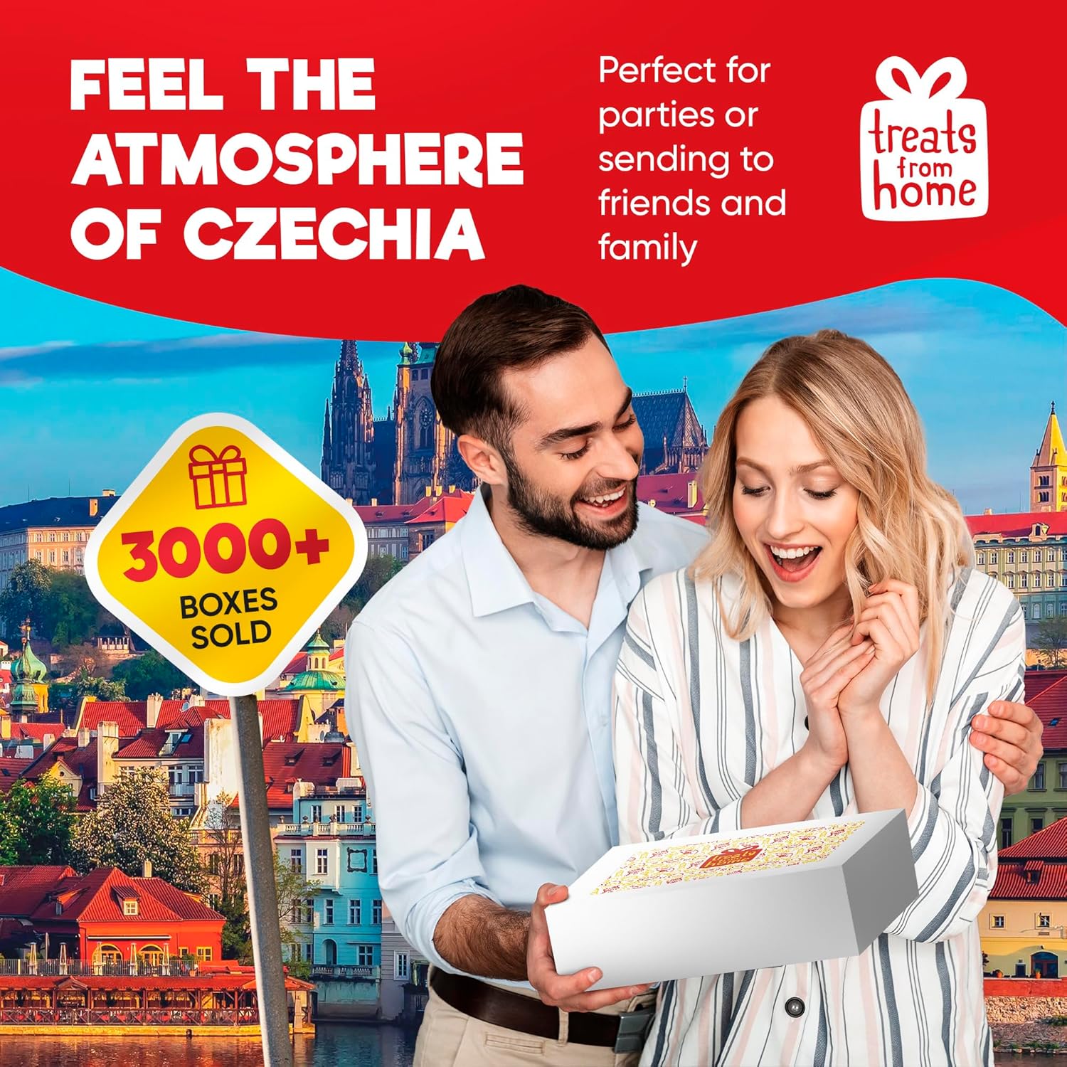 Treats from Home Czech Snack Box Authentic European Snack Gift Box