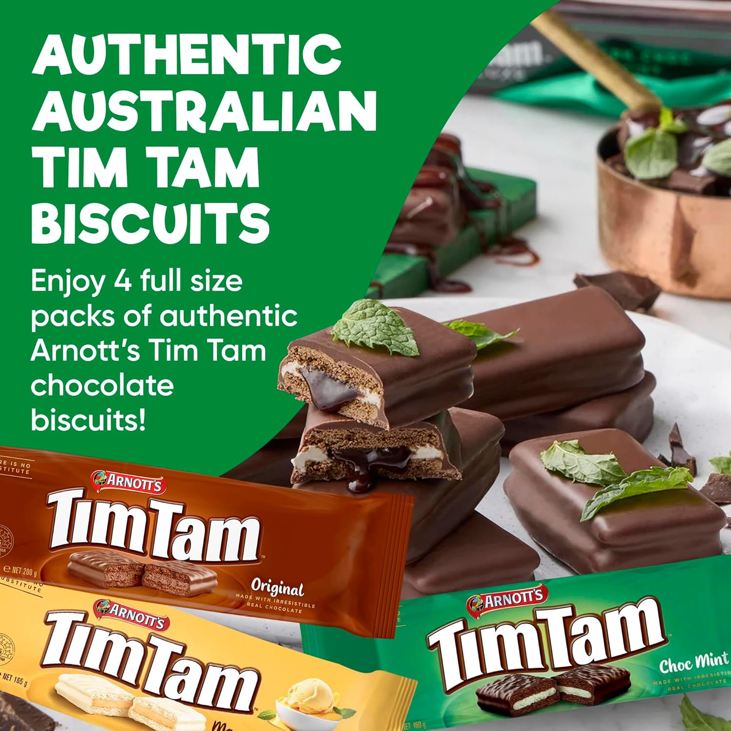 Arnott’s Tim Tam Gift Box – 4 Full Size Packs