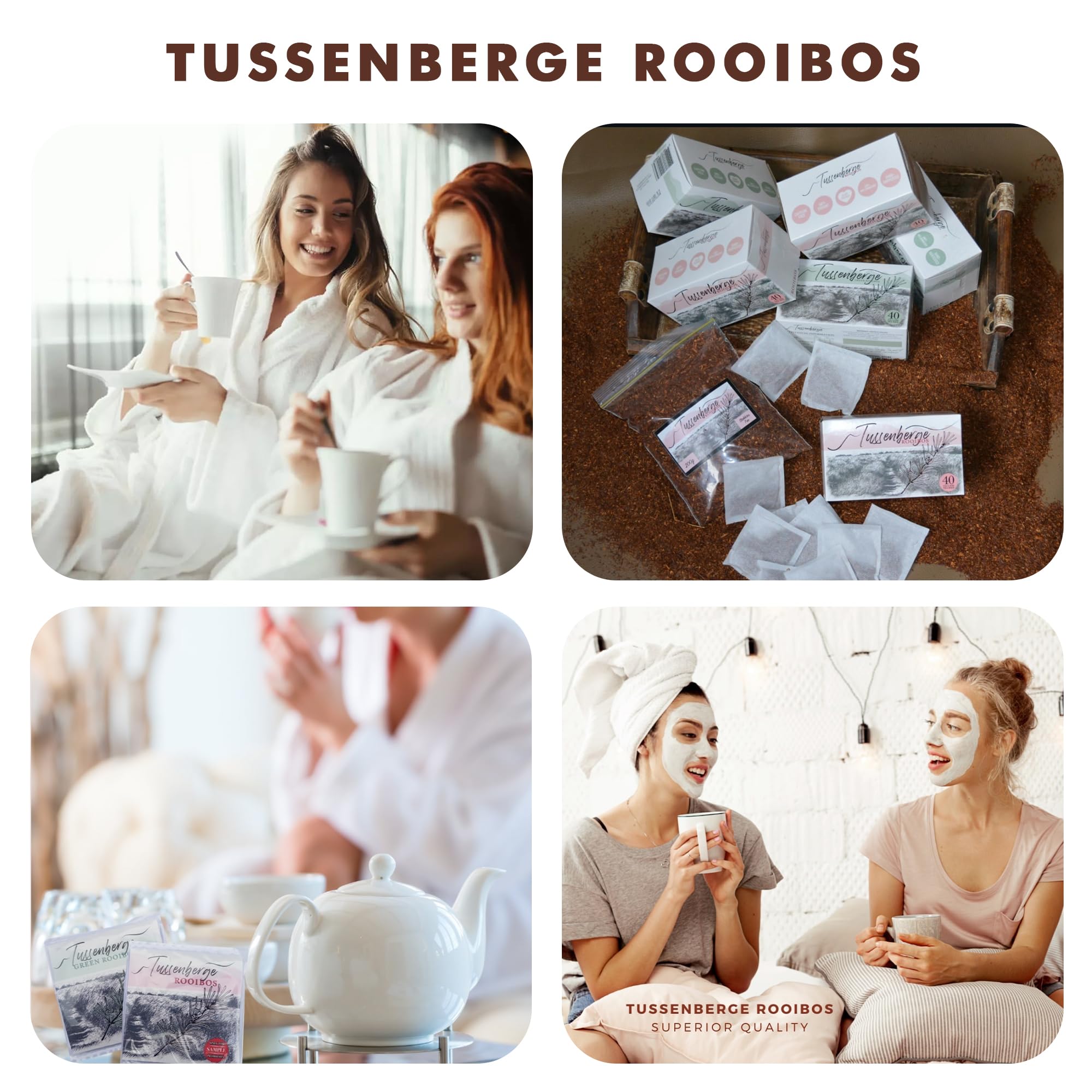Tussenberge Pure South African Rooibos 40 Tea Bags