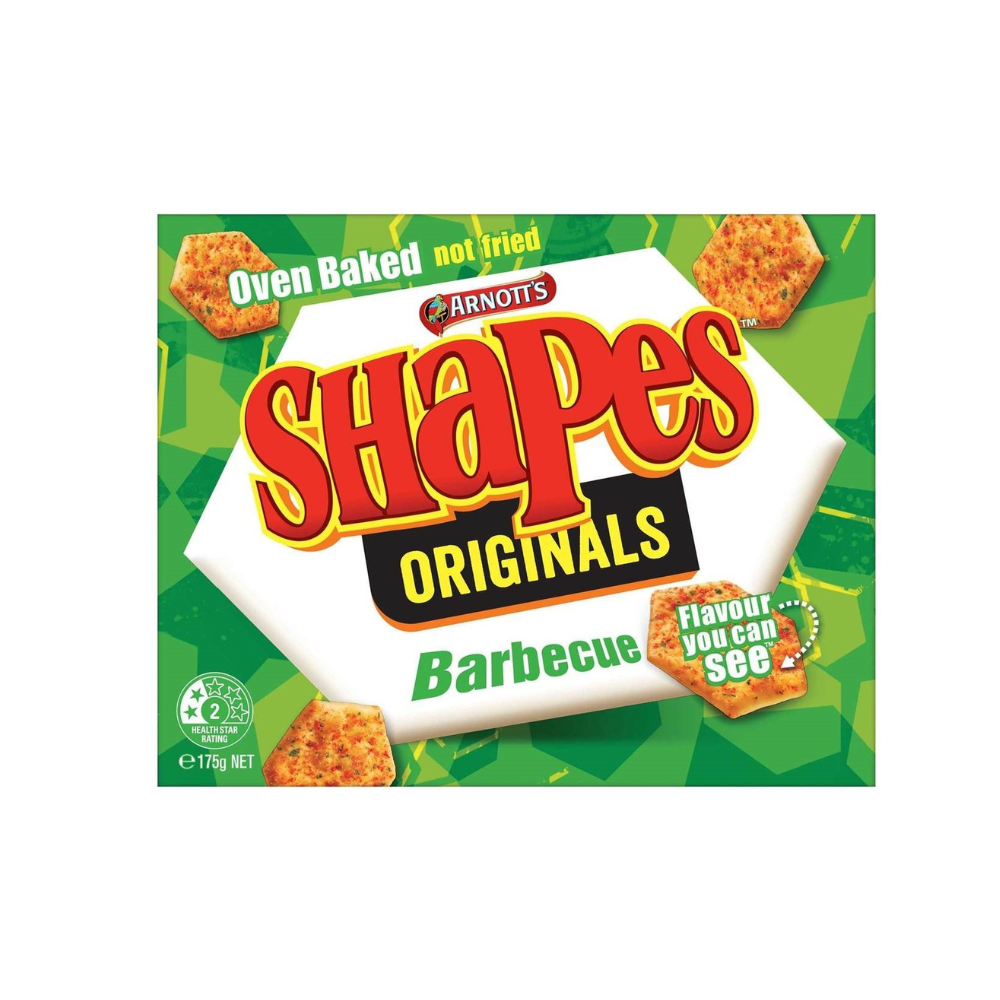 Arnott's Shapes Crackers BBQ