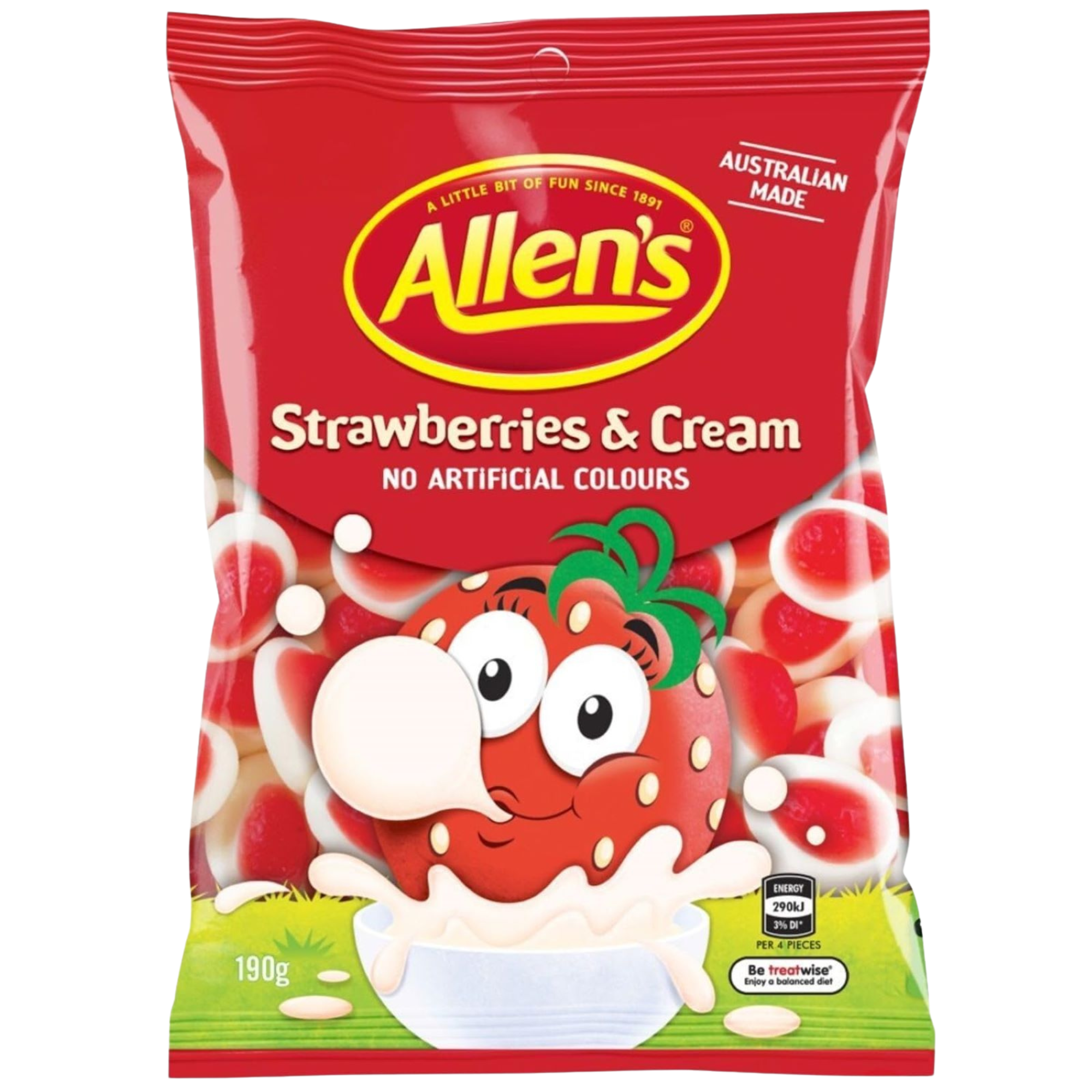 Allen's Strawberries & Cream – 190g