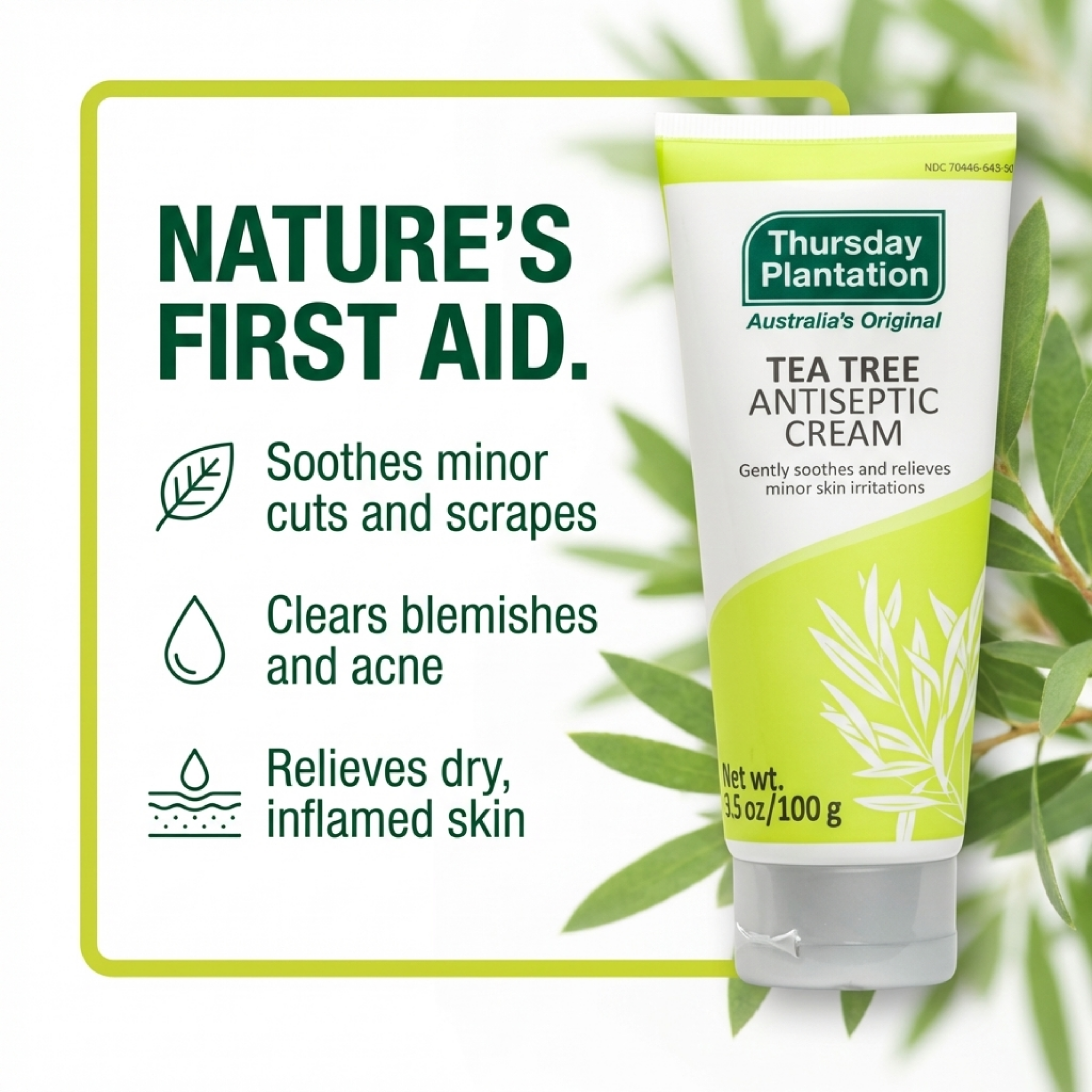 Thursday Plantation Tea Tree Antiseptic & Antibacterial Cream