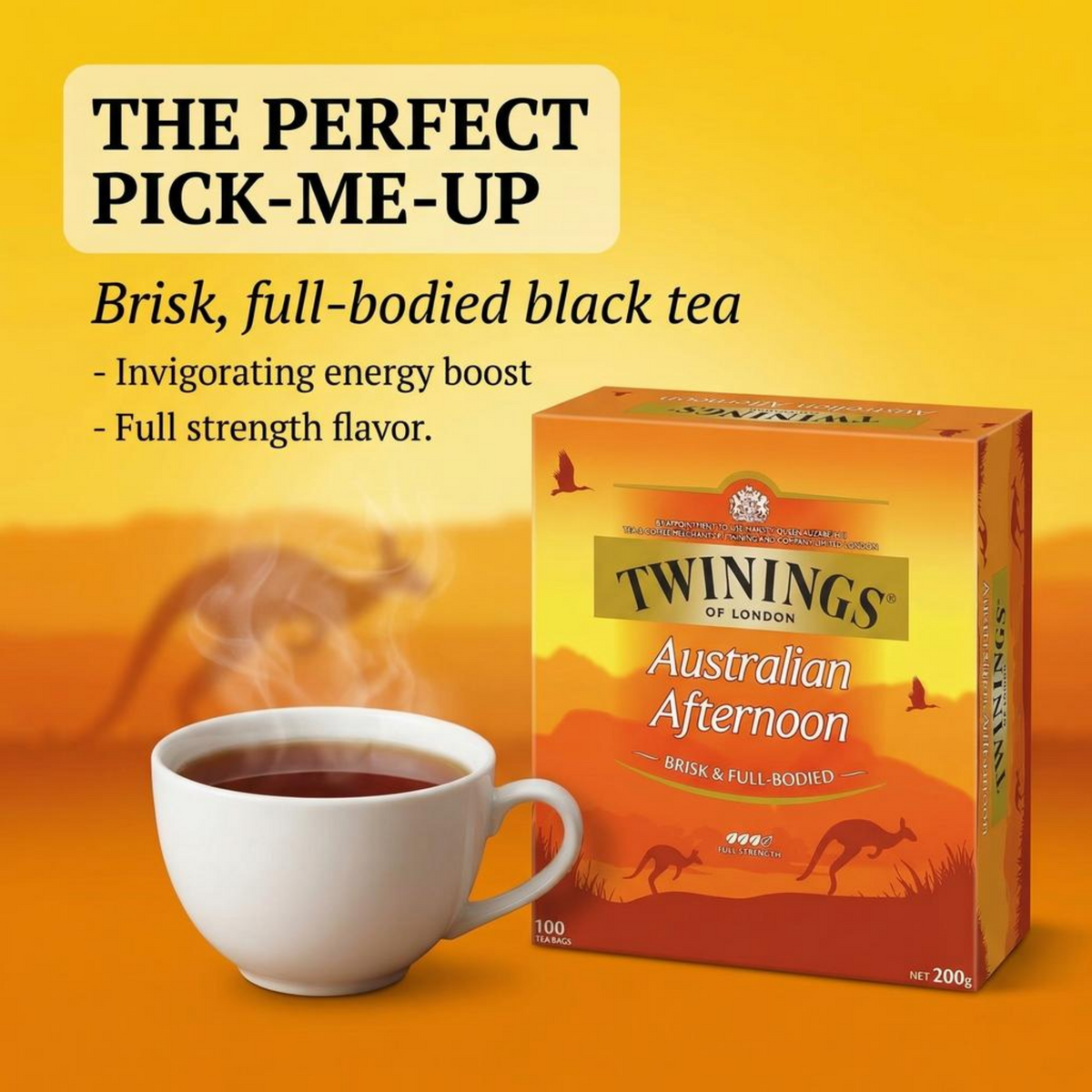 Twinings Australian Afternoon Tea - 100 Bags | Treats From Home