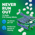 Mentos Spearmint Chewy Mint Rolls - Bulk 15-Pack (210 Pieces)