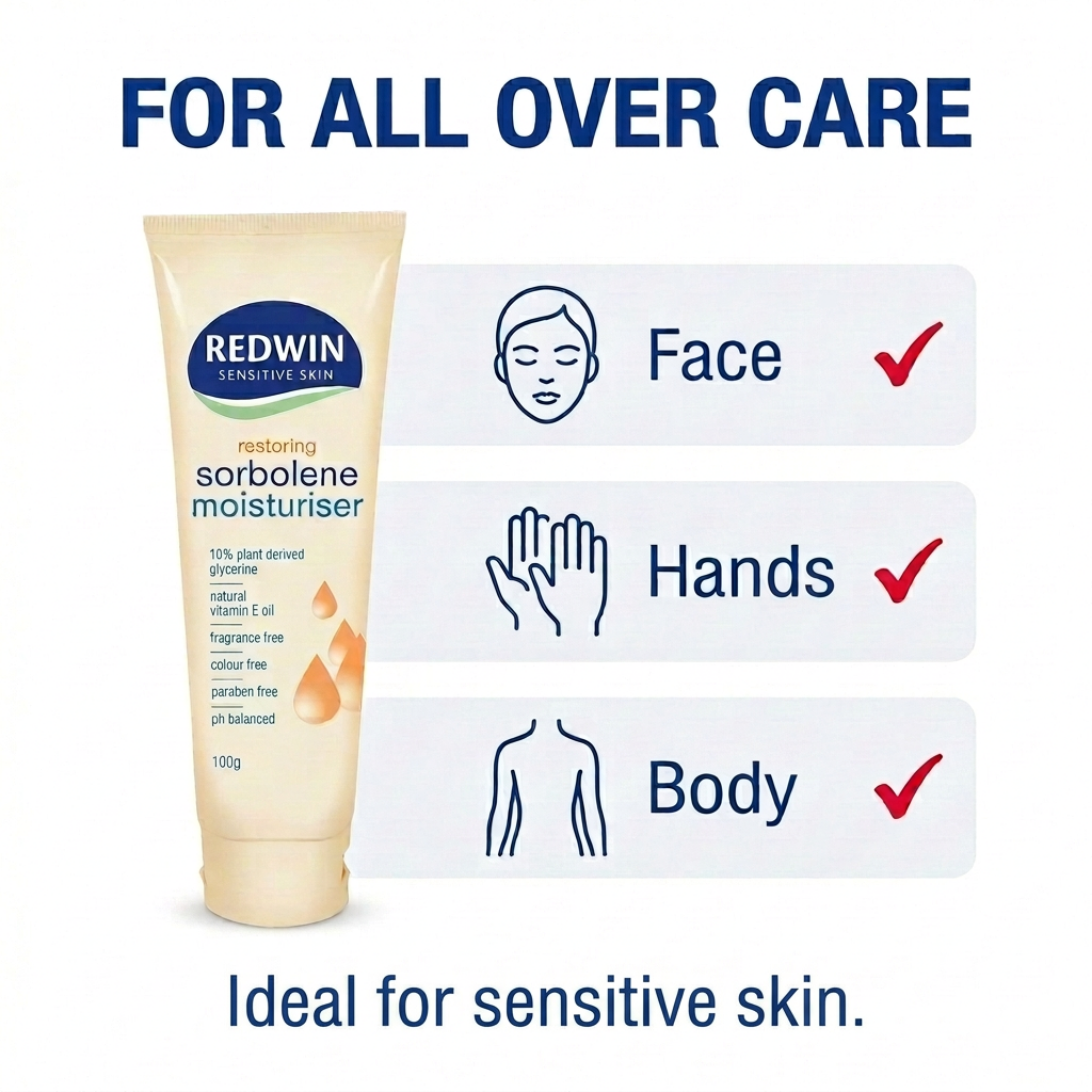 Redwin Sorbolene Cream – 100g