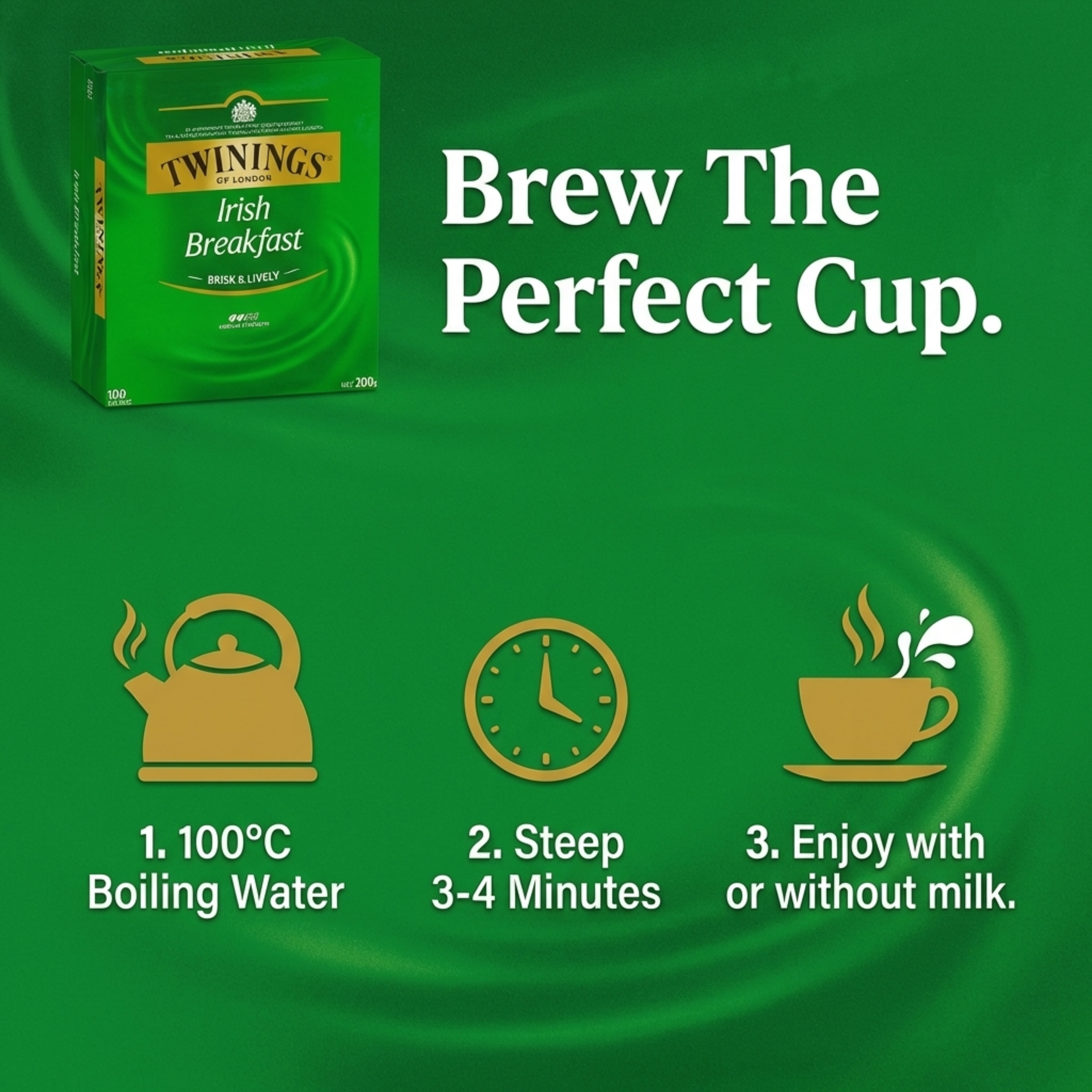 Twinings Irish Breakfast – 100 Bags